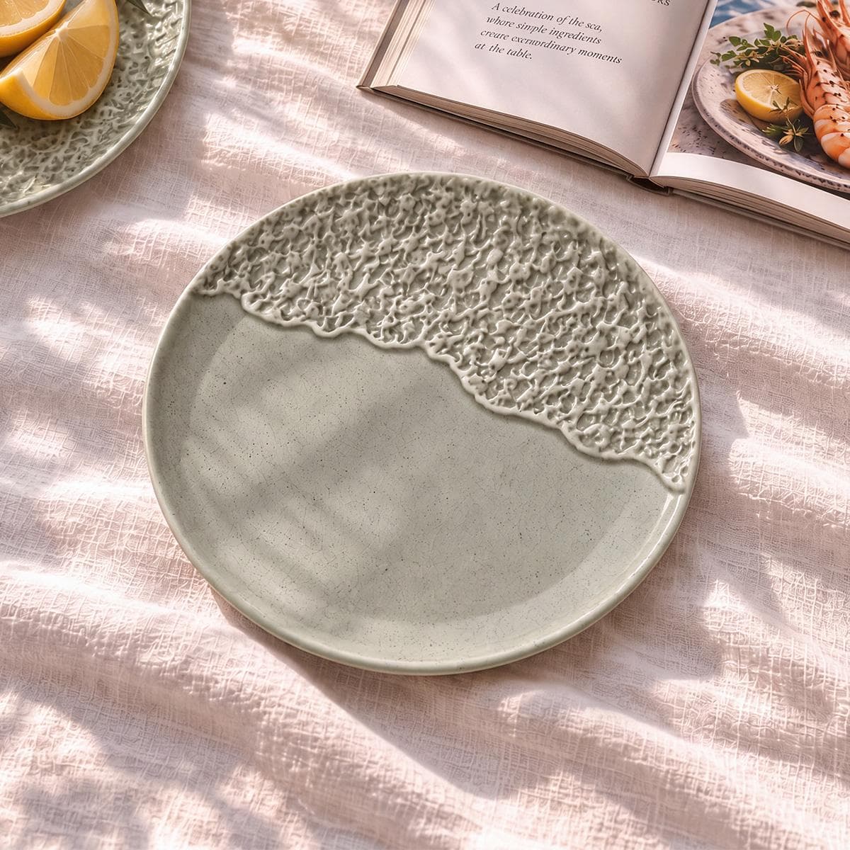 Sarab Dinner Plate Green 27X2 cm