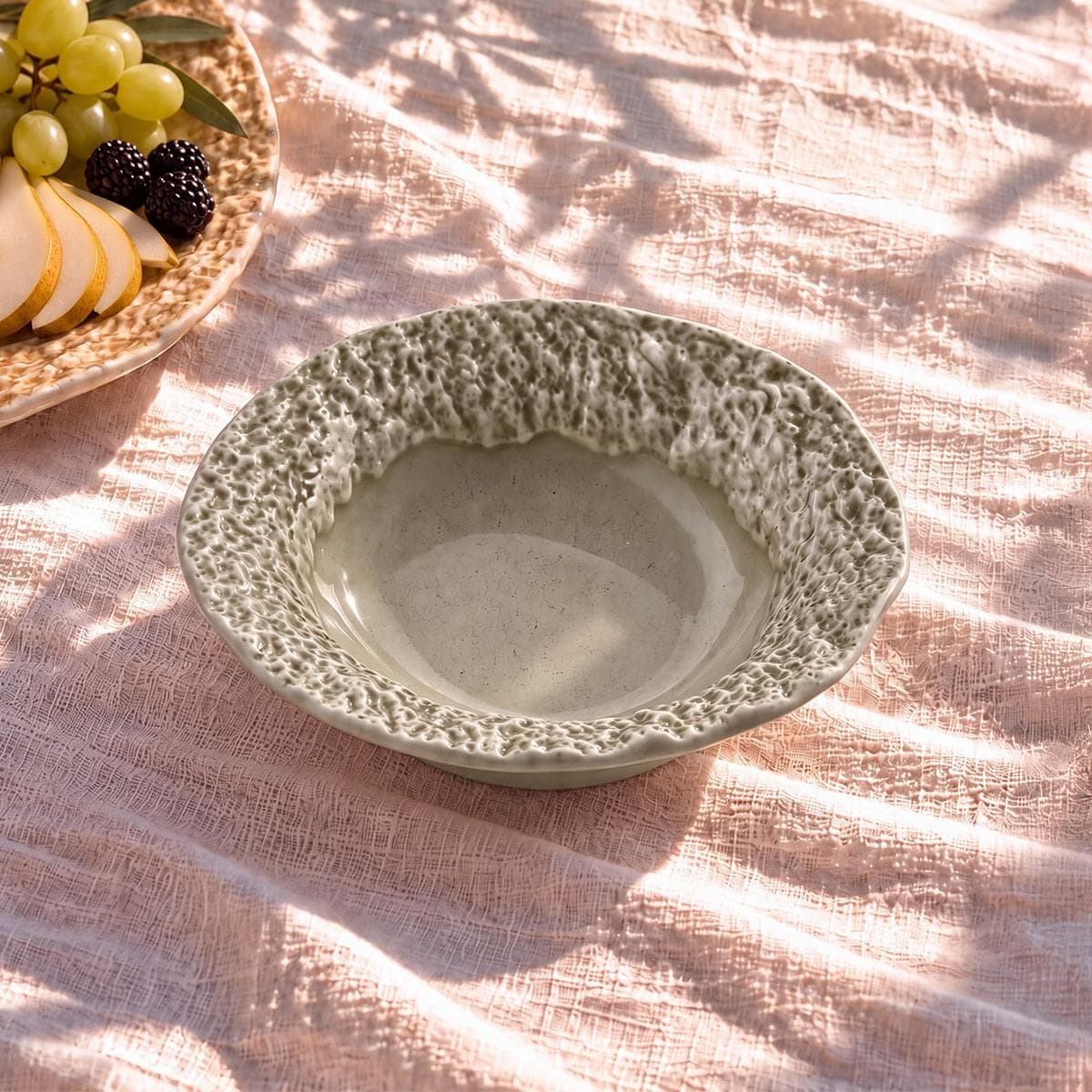 Sarab Serving Bowl Green 21.2X4 cm