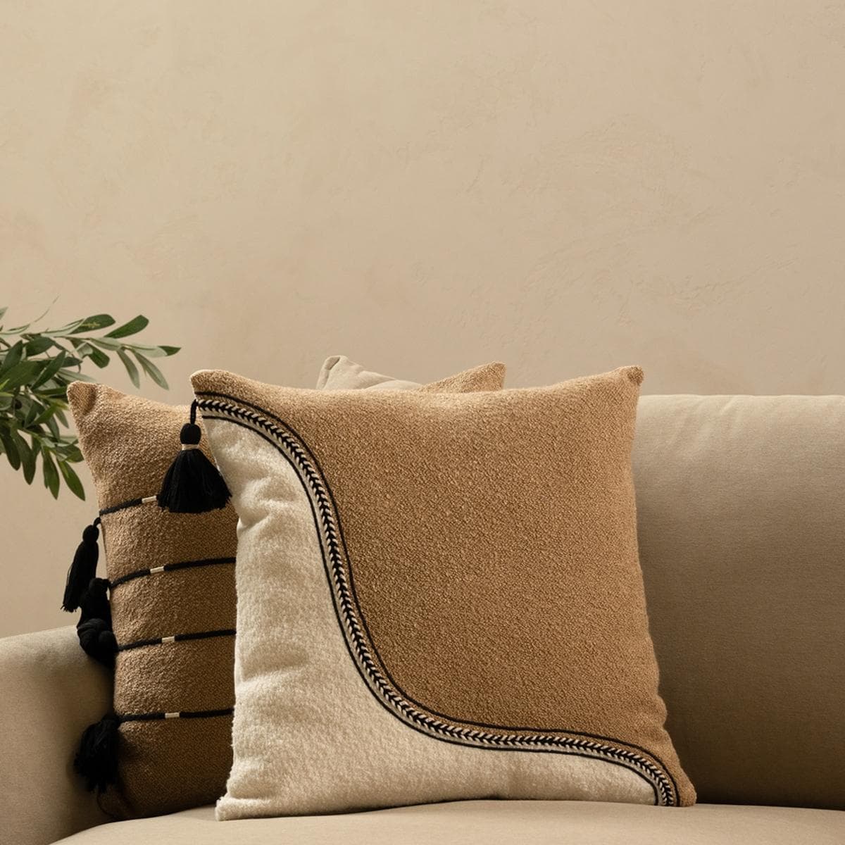 كوشيّة وايف بنية 45×45 سم