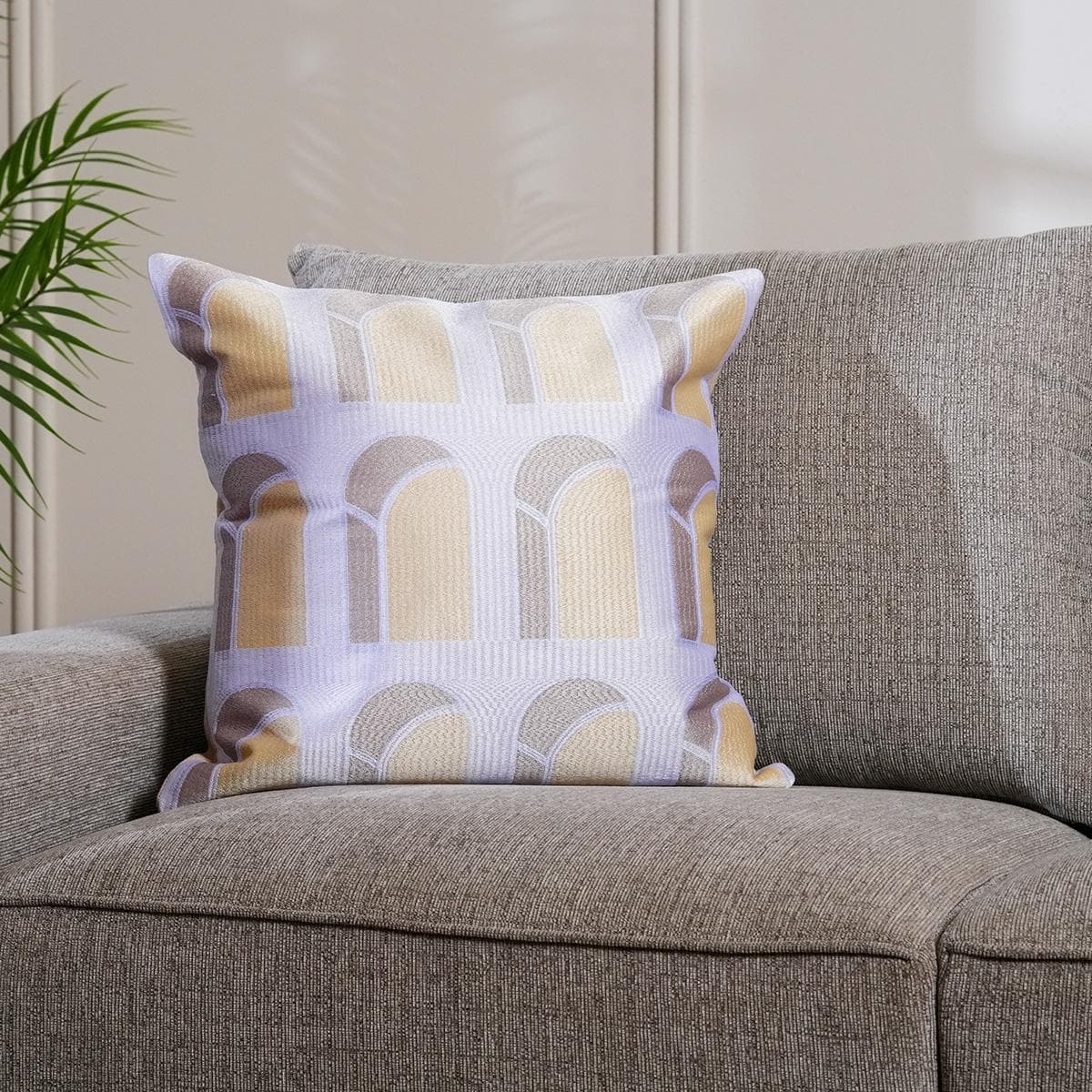 Windows Cushion Beige 50 X 50 cm  
