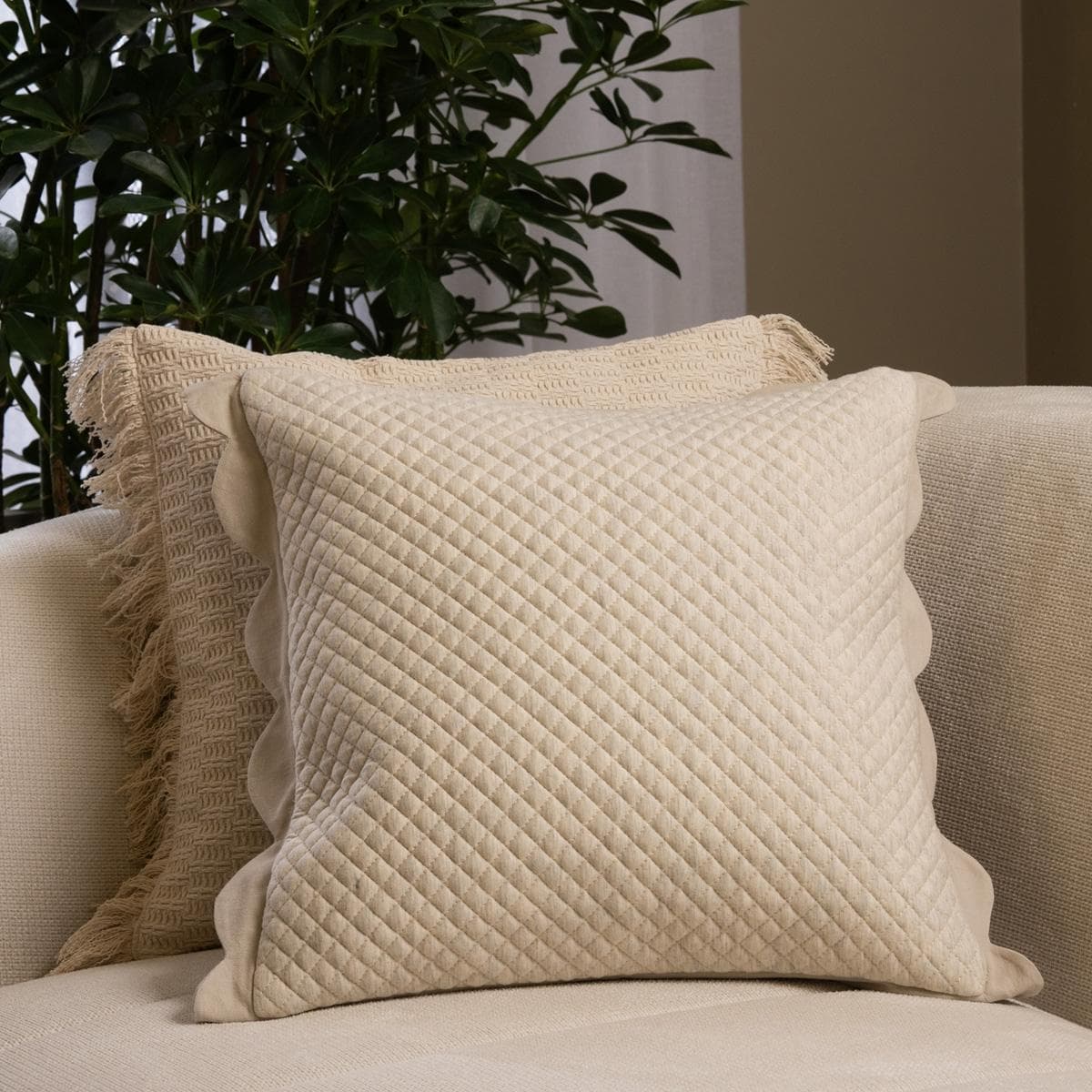 Jersey Cushion Grey 45 X 45 cm  