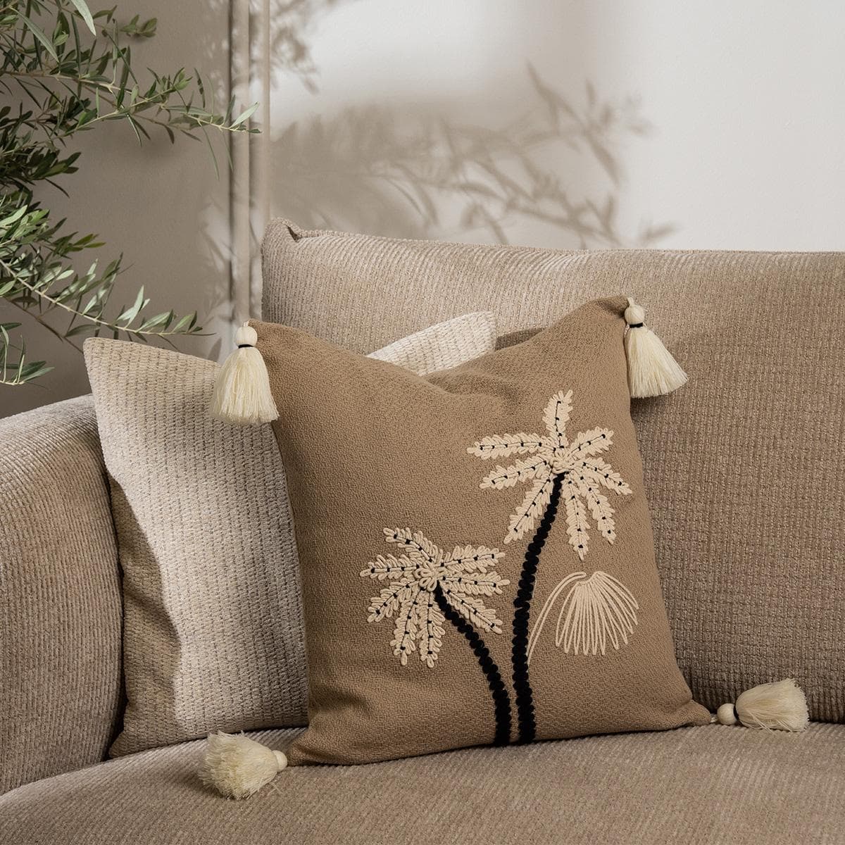 Dandy Cushion Beige 45X45 cm