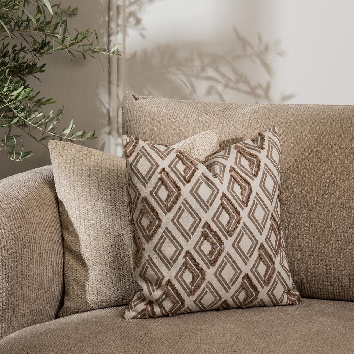 Cider Cushion Taupe 44X44 cm