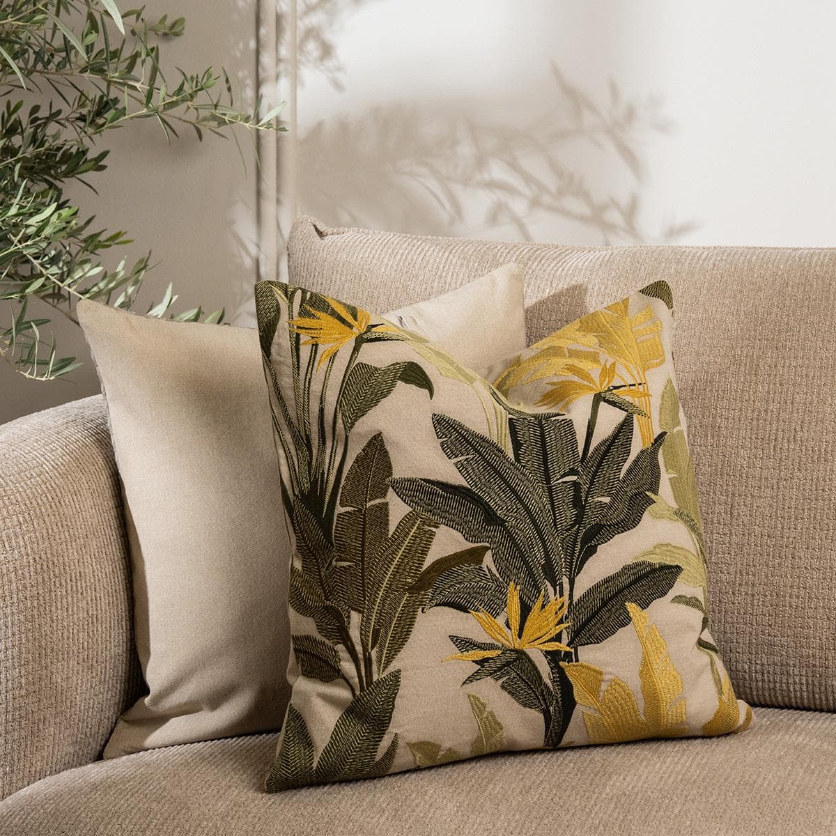 كوشيّة زهرة طبيعية 50×50 سم