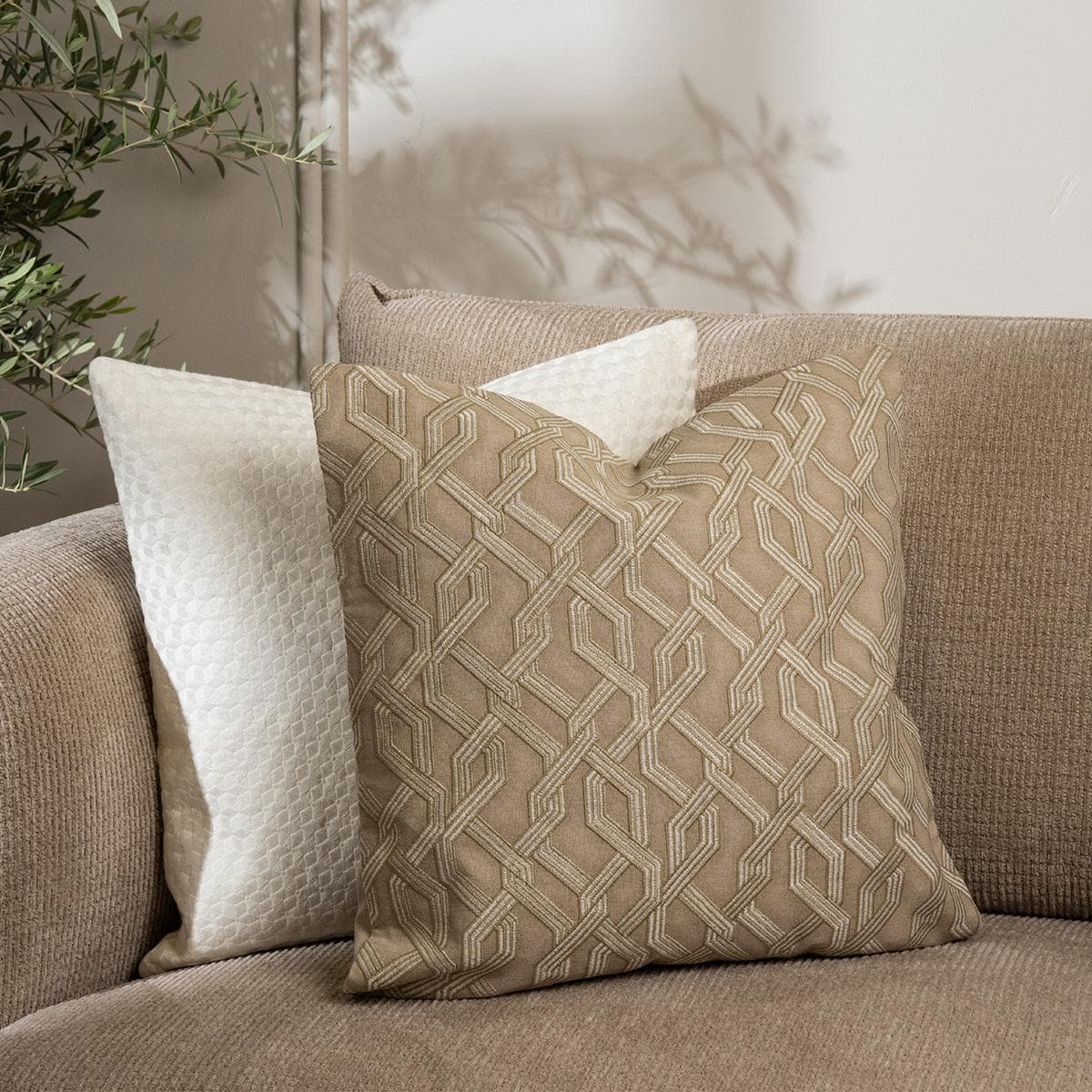 Younis Cushion Beige 50X50 cm