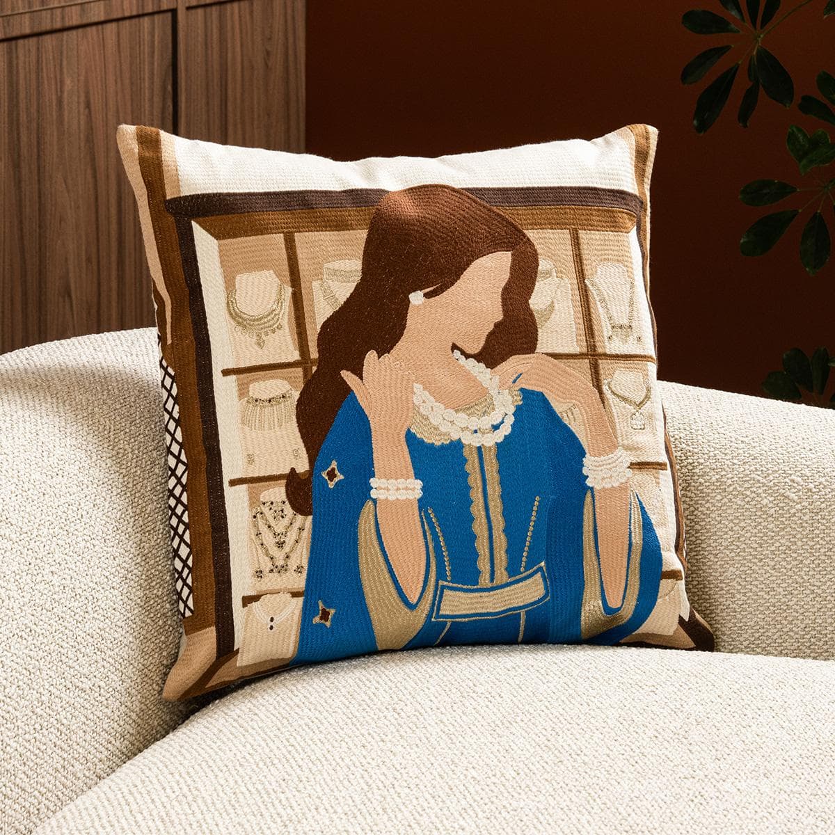 كوشيّة بحرينية متعددة الألوان 50×50 سم