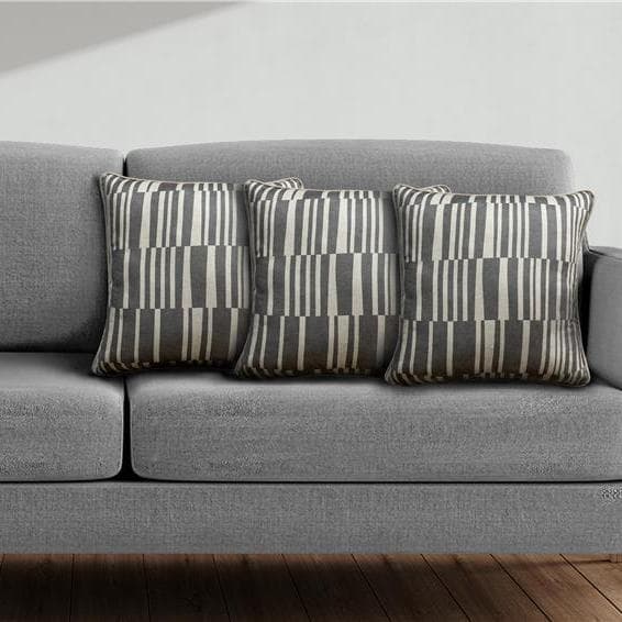 Yasmine Cushion Set 3Pcs Grey 45X45 cm