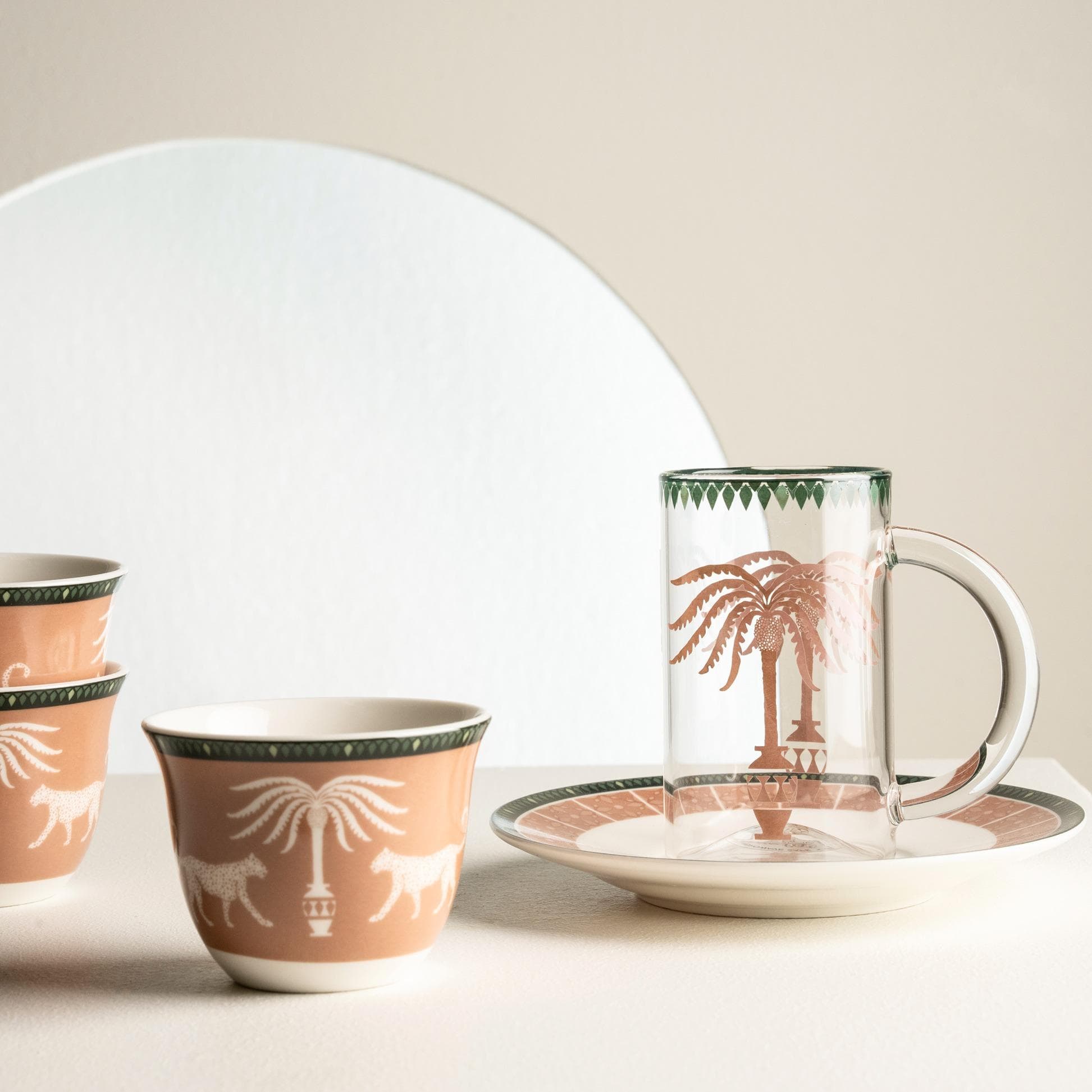 Azrou Tea/Coffee Bundle 12Pcs Brown