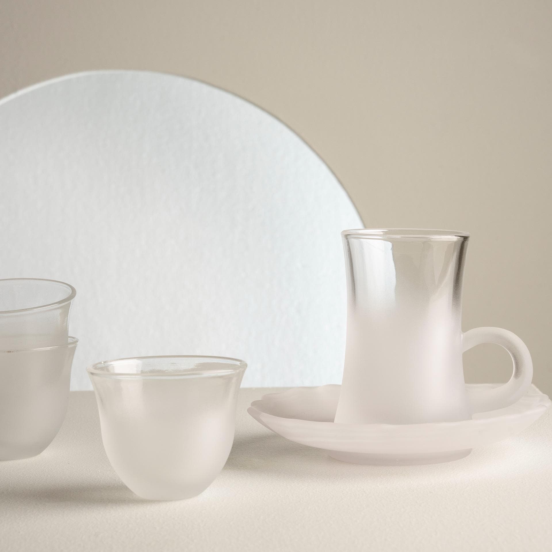 Smoky Tea/Coffee Bundle 12Pcs White