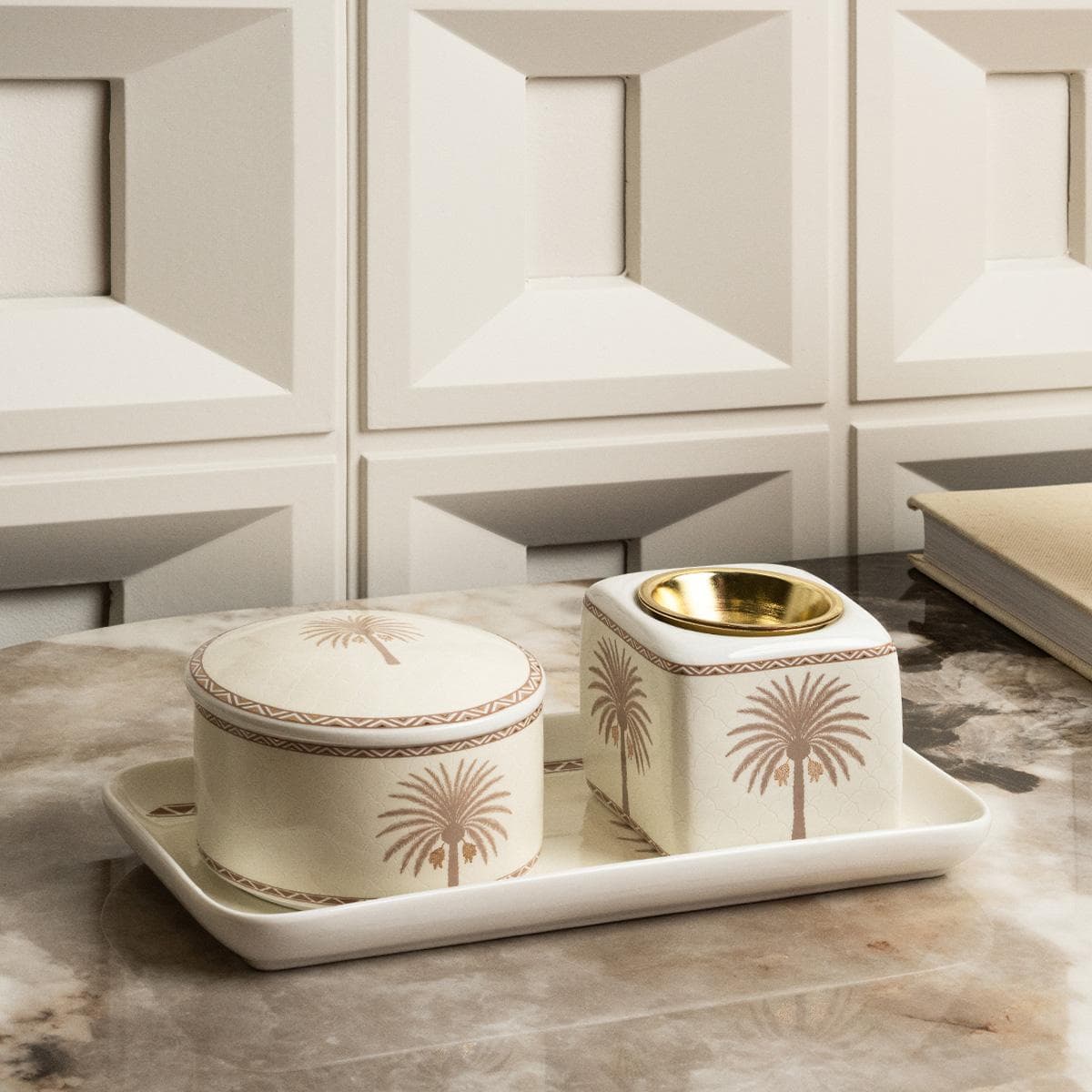 Ajwa Ramadan Bundle Set 3 Pcs Beige