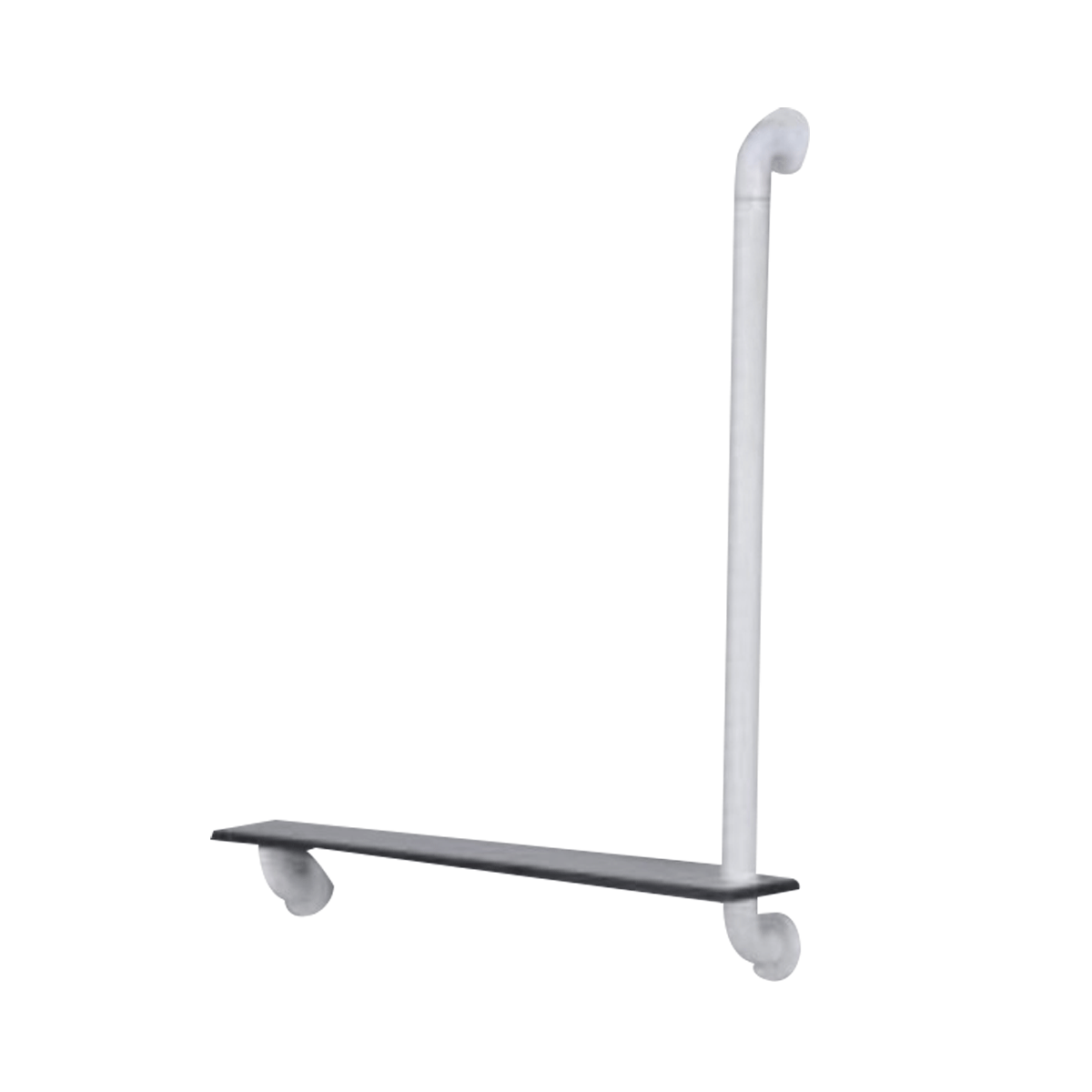 مقبض أســـود مع رف