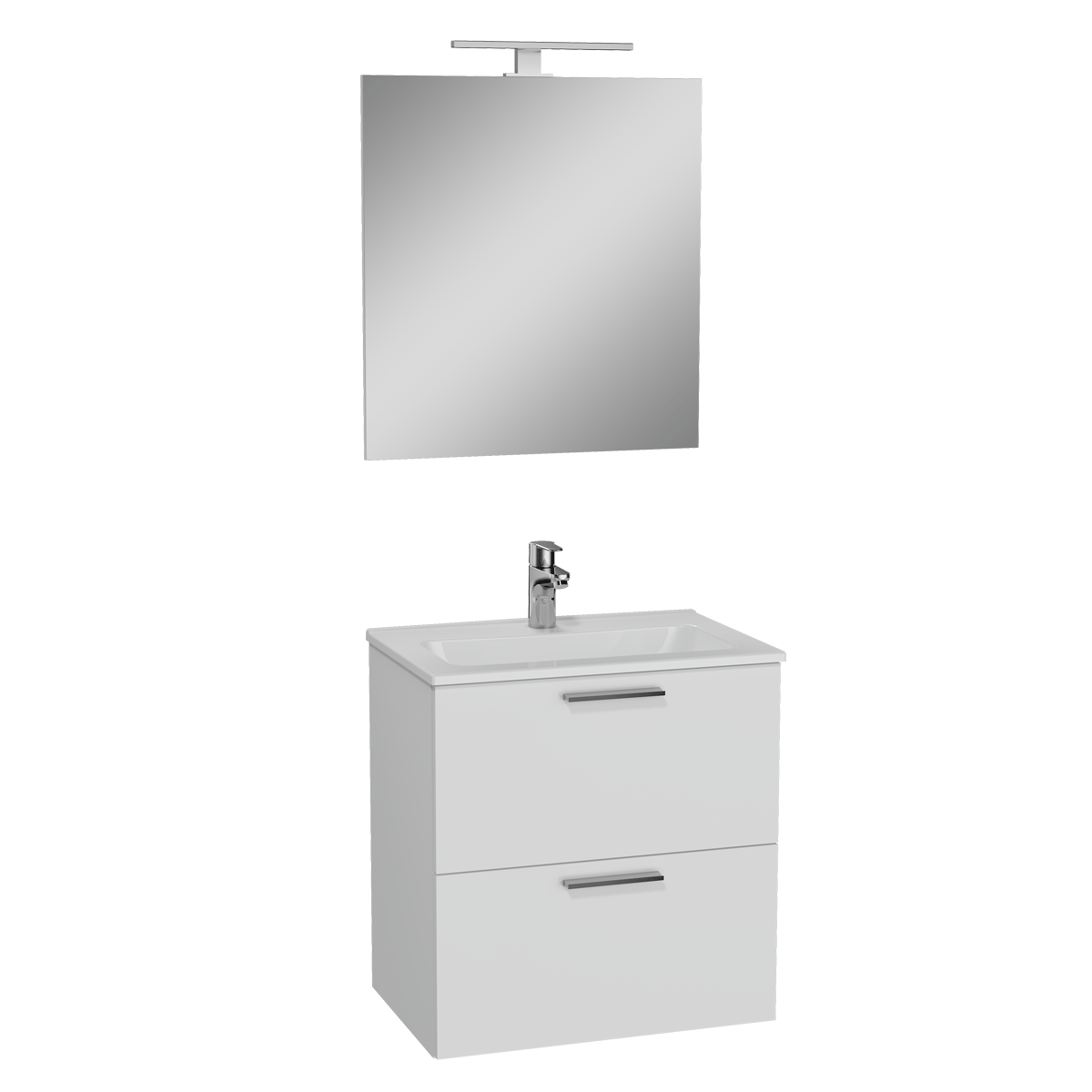 خزانة ميا 60 سم مع مغسلة ومرآة