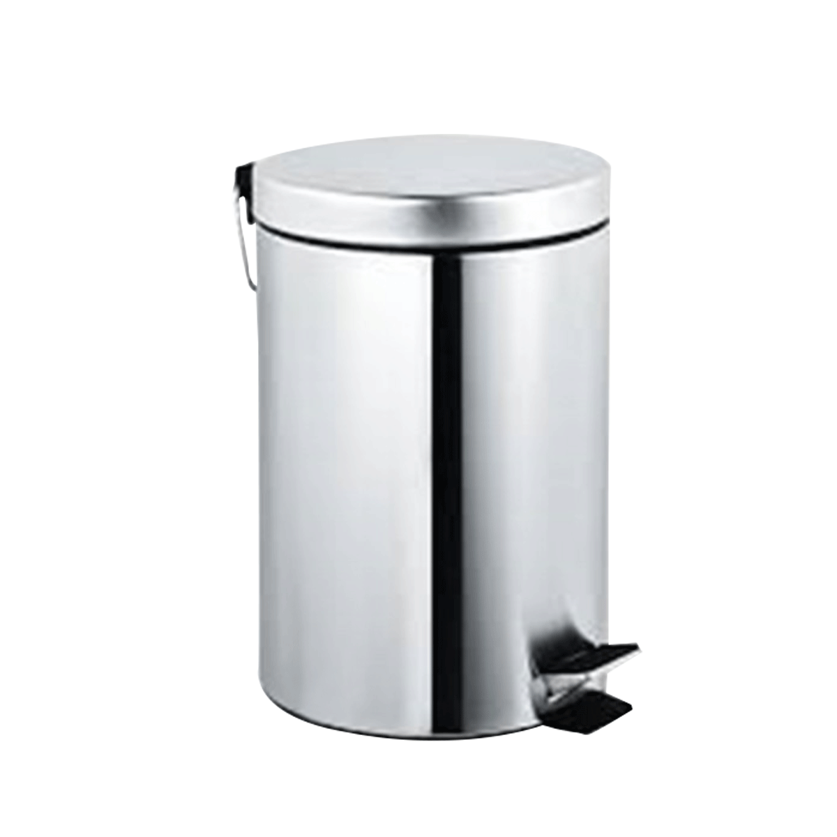 Asi Pedestal Waste Bin - Satin Finish