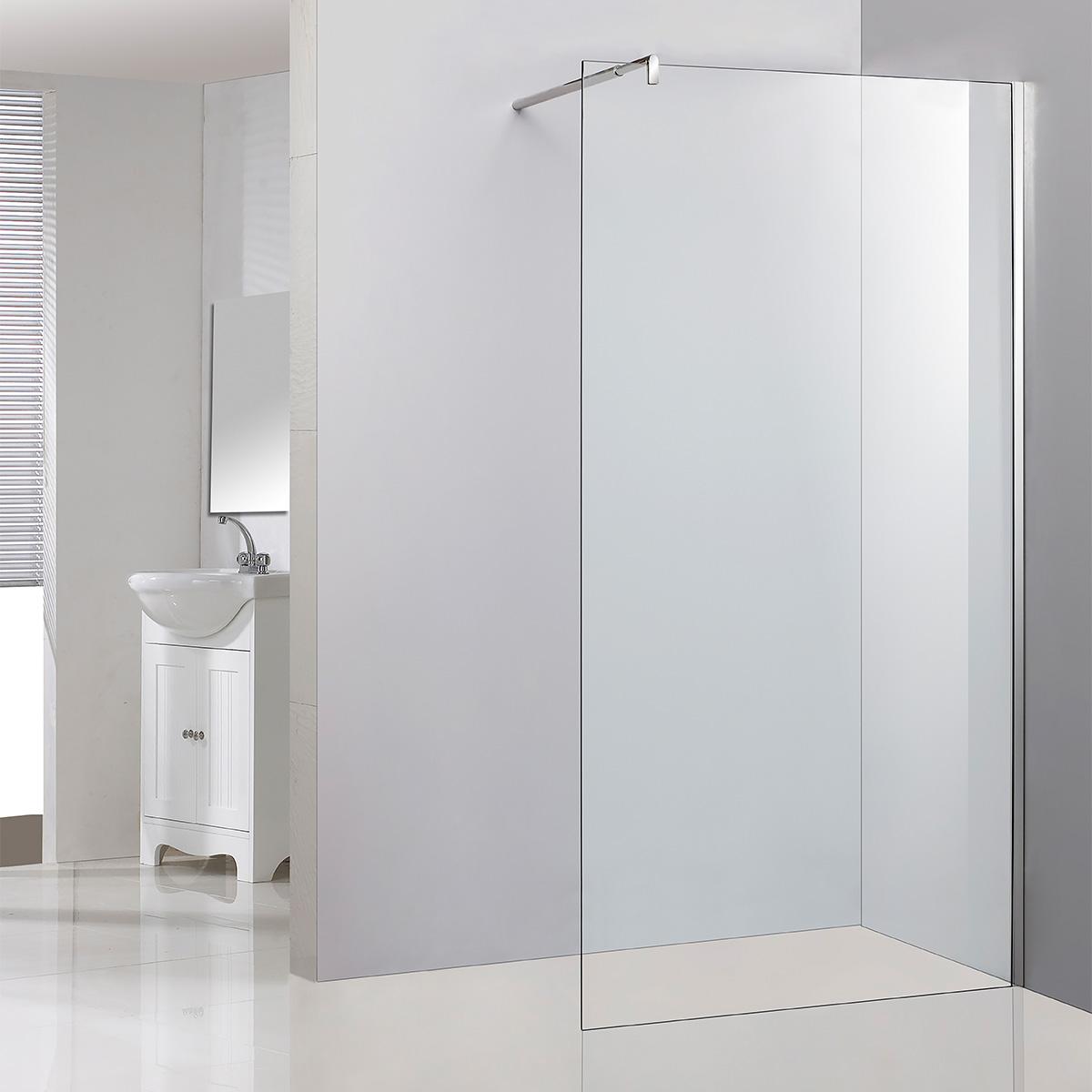 Walk In Shower Screen with Bar 90X190 cm 8Mm