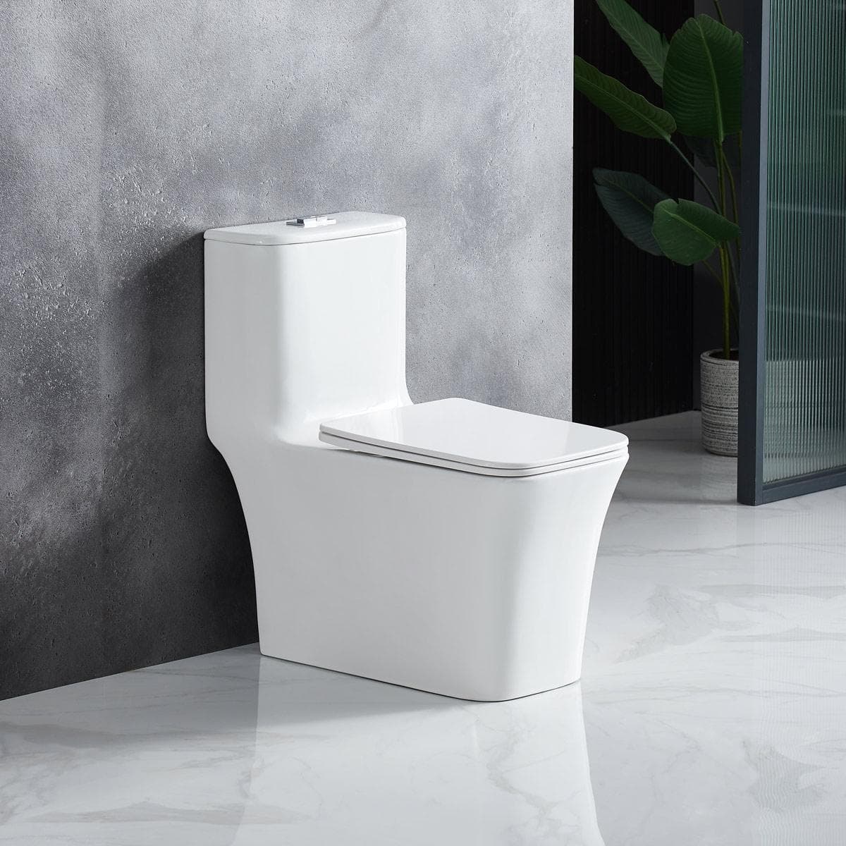 Litt Single Piece W.C. S-Trap with Soft Close Seat Cover