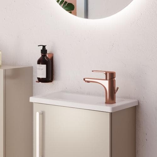 خلّاط مغسلة رووت مع بوب أب برونزي