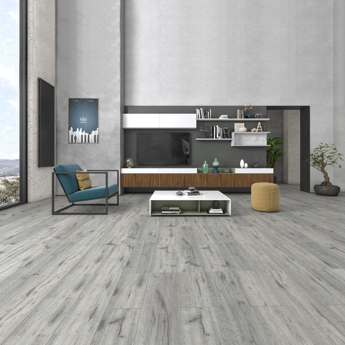 Urban Avsa Parquet Grey 19.7X120.5 cm