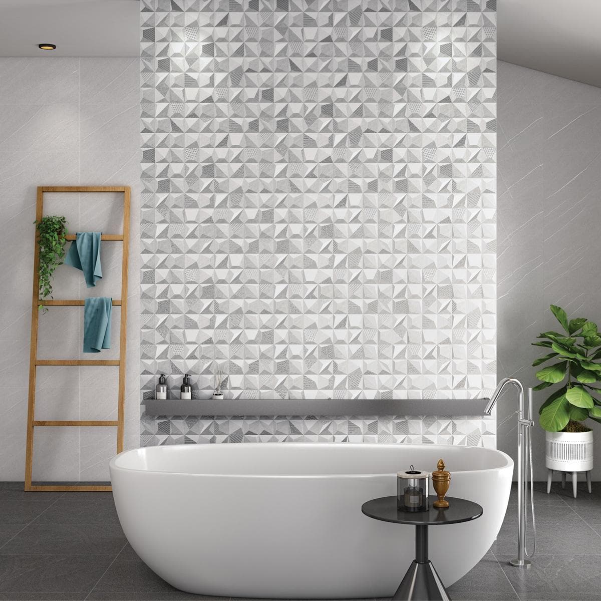 Muse Cement Ceramic Decor Matt Grey 30X60 cm