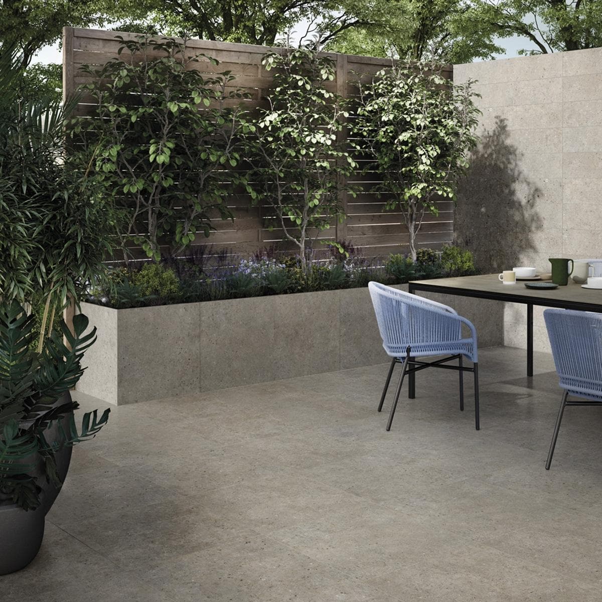 Biophilic Stone Outdoor Tile Greige 60x120 cm