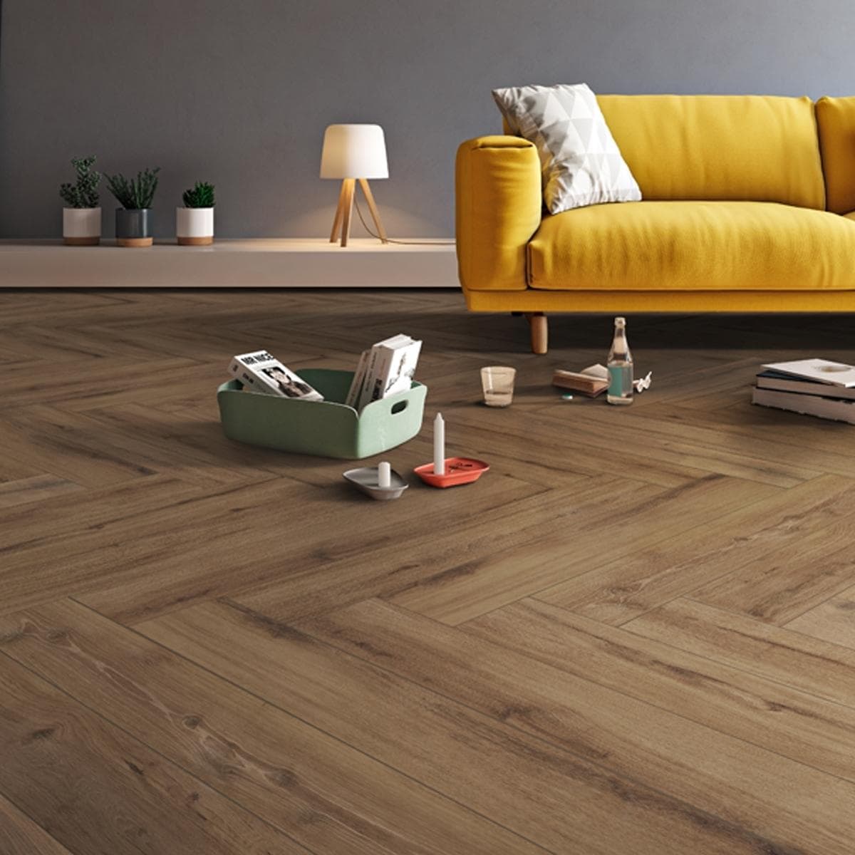 Craft Porcelain Floor Tiles Oak 20X120 cm