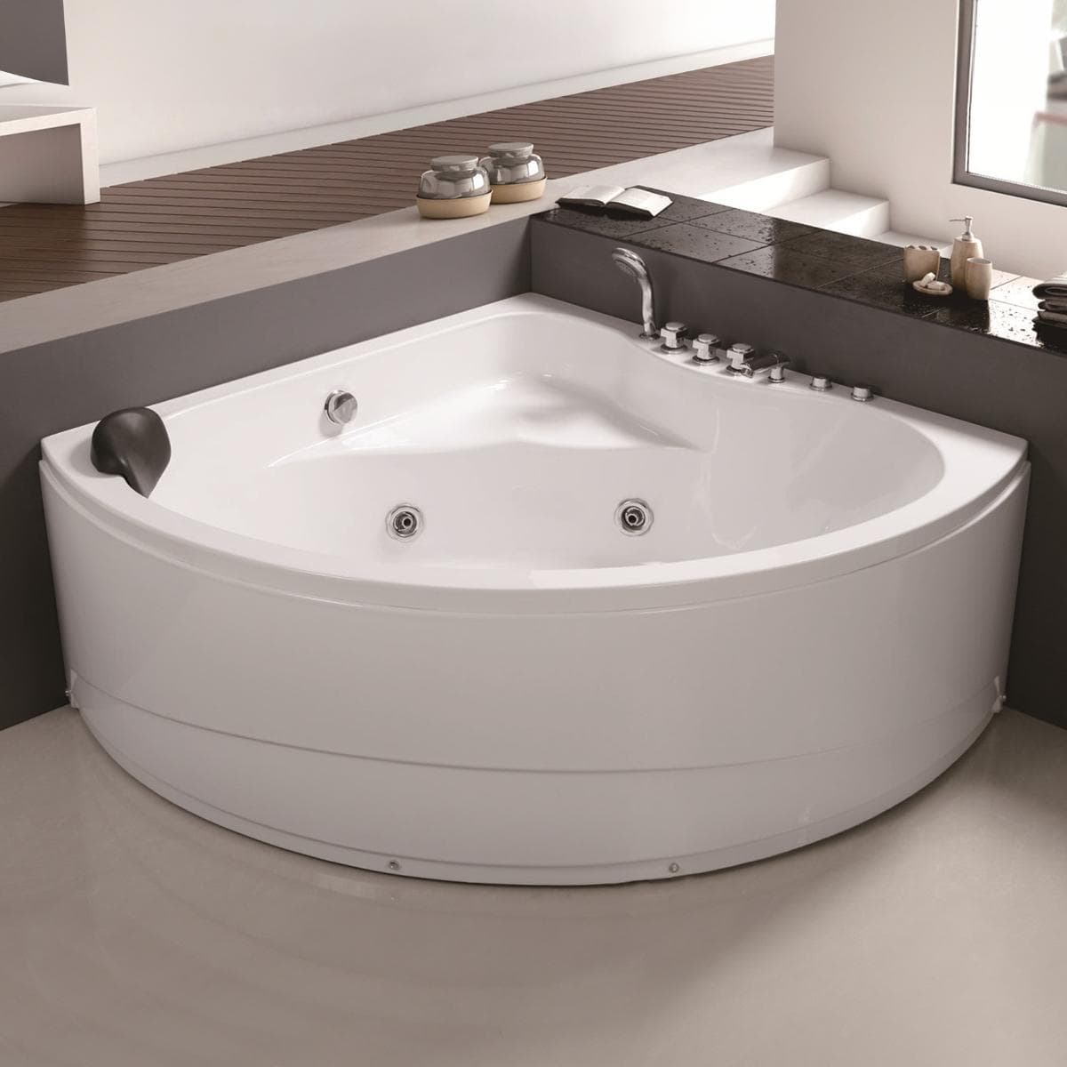 Nuvio Jacuzzi White 135X135X58 cm