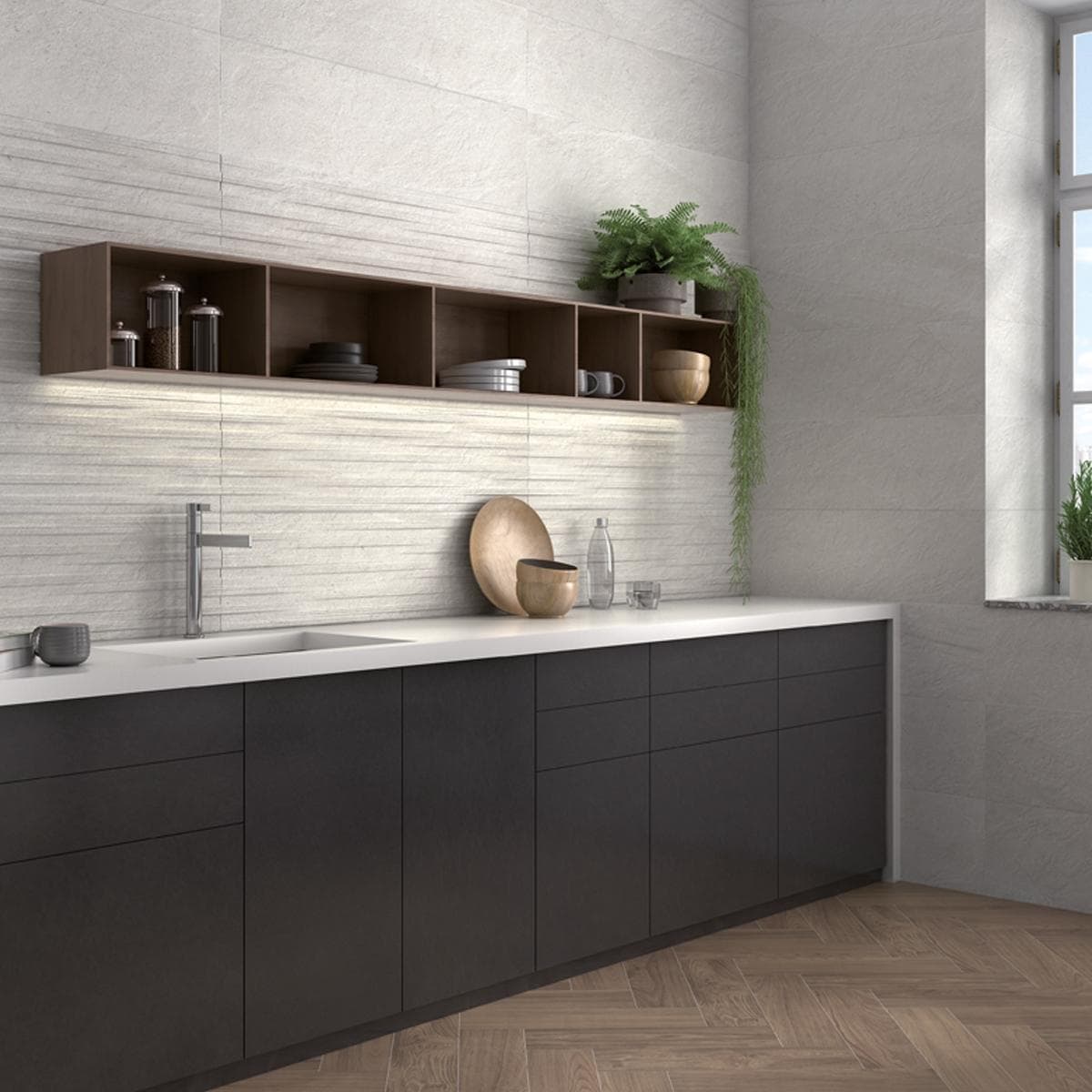 Kingdom Sonora Ceramic White 30X90 cm