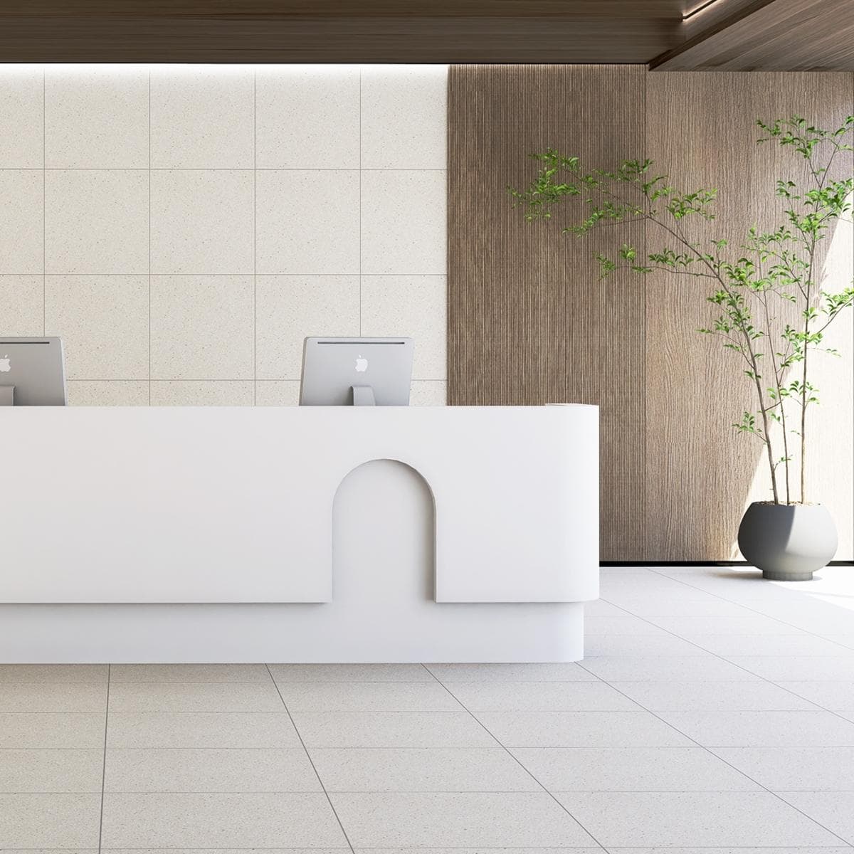 Sora Porcelain Floor Tile Matt Light Grey 60X60 cm