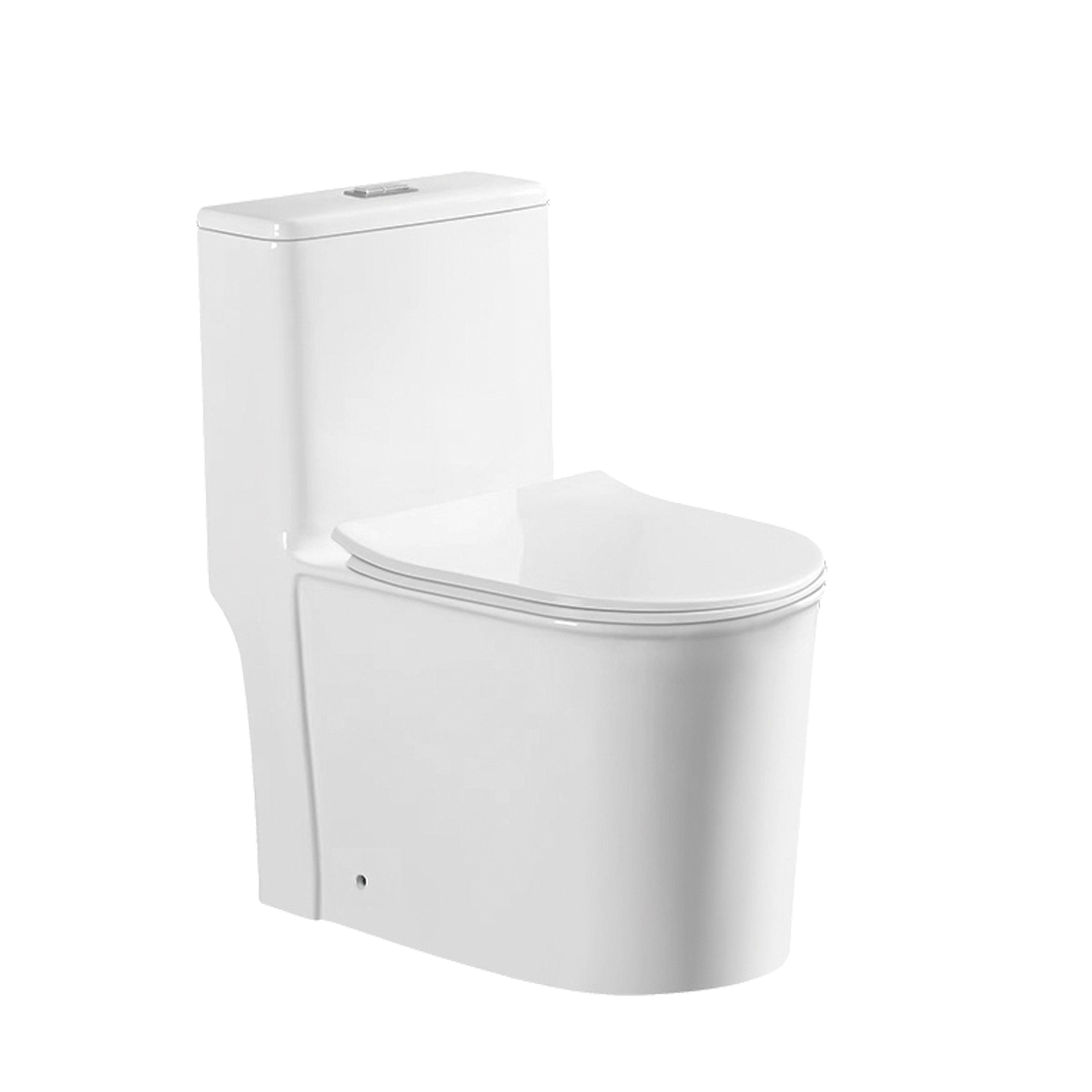 Haiti One-Piece floor mounted W.C. White 685X380 mm