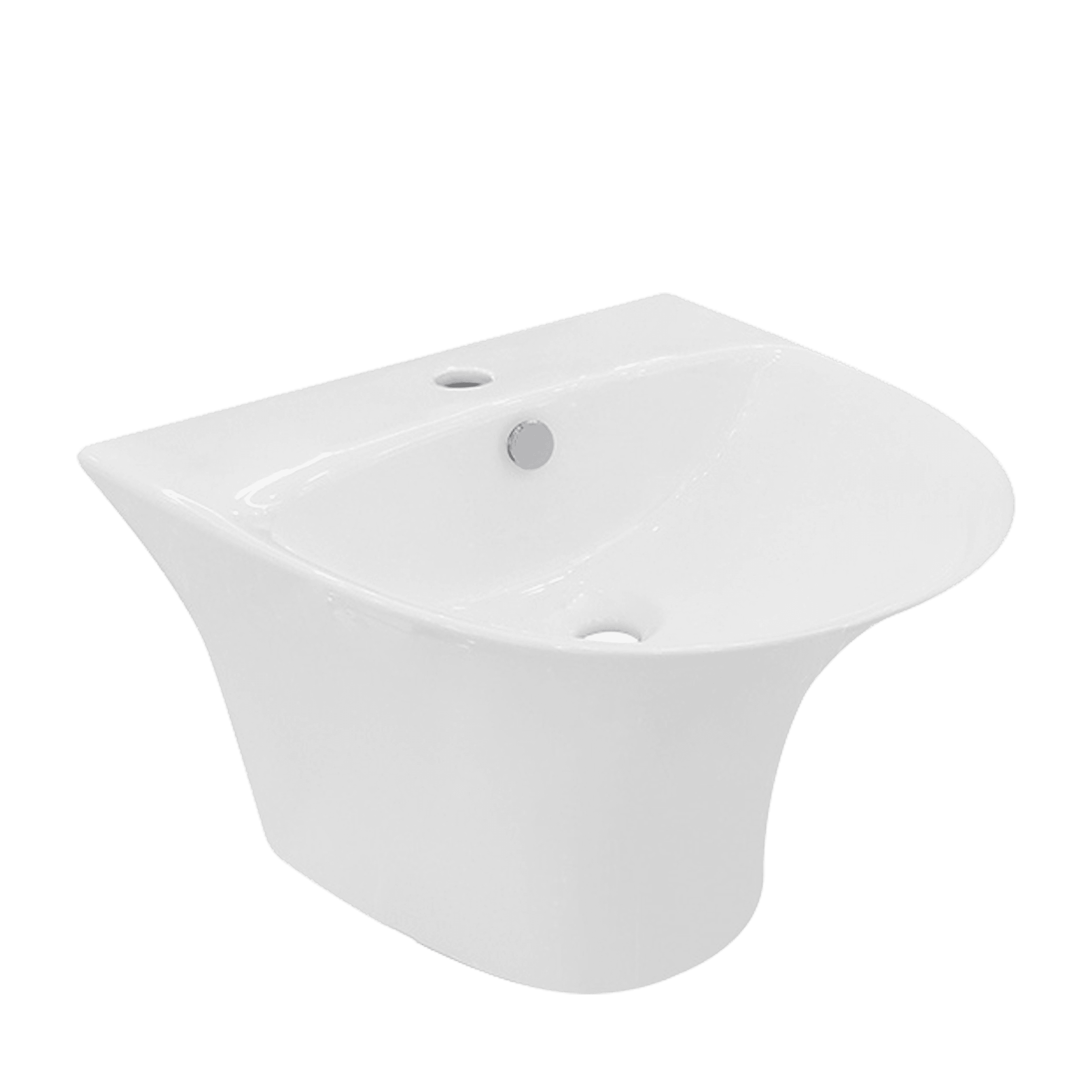 Klay Wall Hung Wash Basin White 465X460 mm