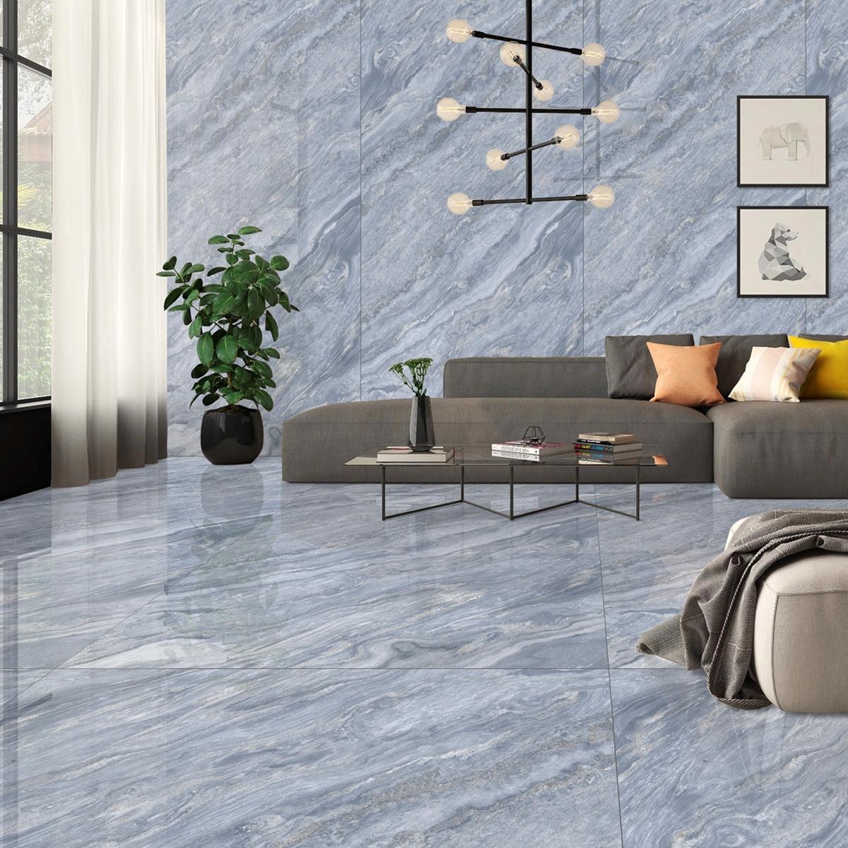 Antaliya Porcelain Slabs Polish Blue 120X280 cm