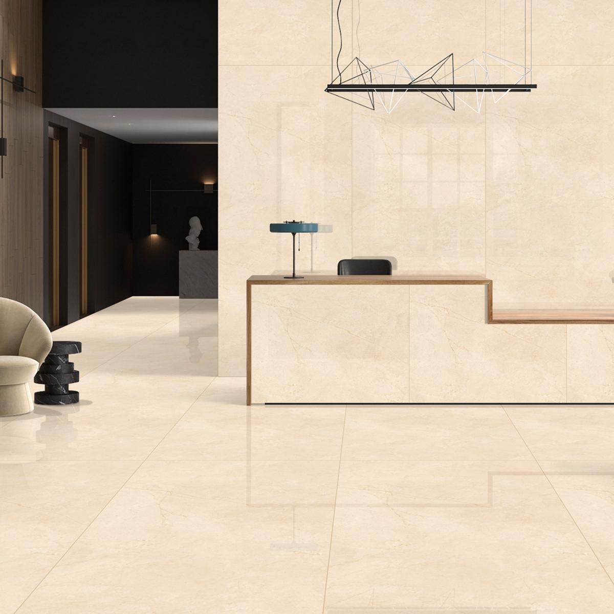 Mega Porcelain Slabs Polish Beige 120X280 cm