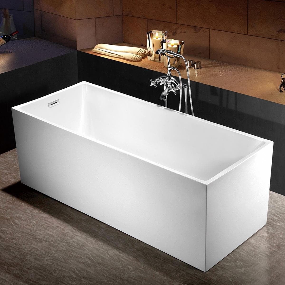 Divine Freestanding Bathtub White 75X150 cm