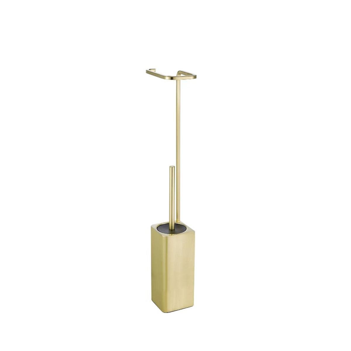 Elland Bathroom Brush & Roll Holder Gold