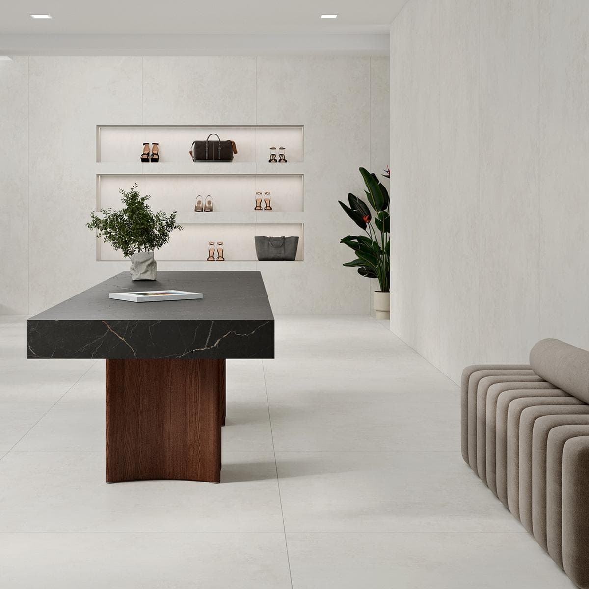 Balance Porcelain Slab Matt White 120X280 cm