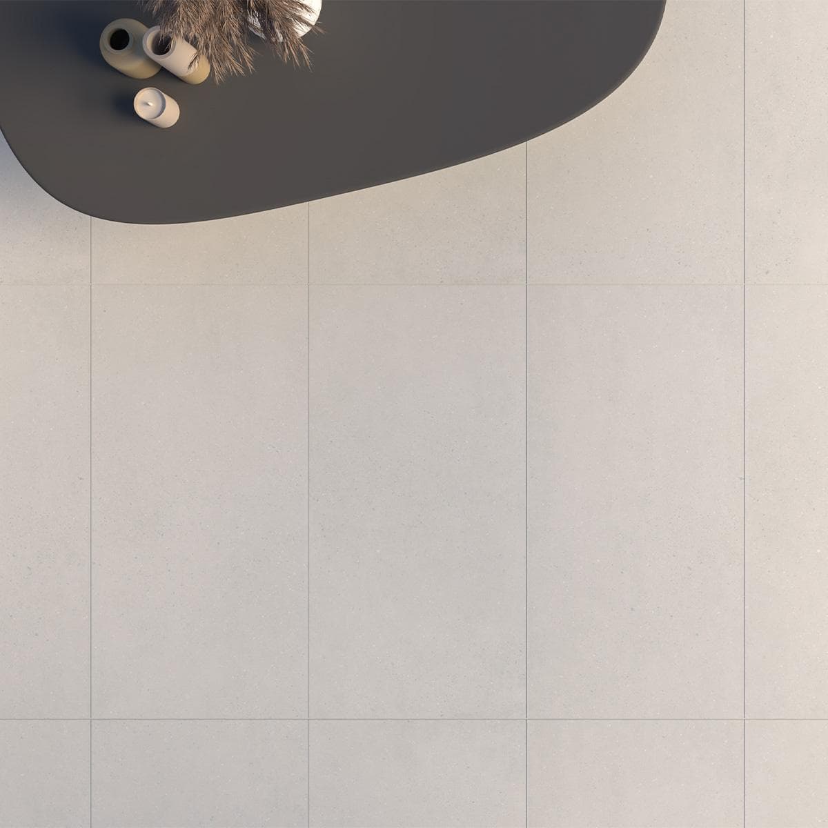 Lago Matt Porcelain Floor Tile White 60X120 cm