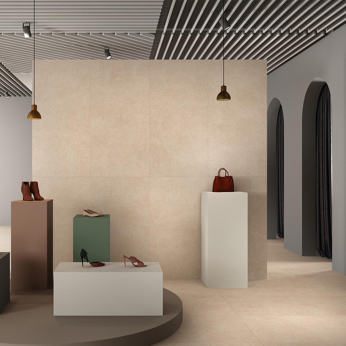 Dorset Porcelain Slabs Matt Beige 80X160 cm