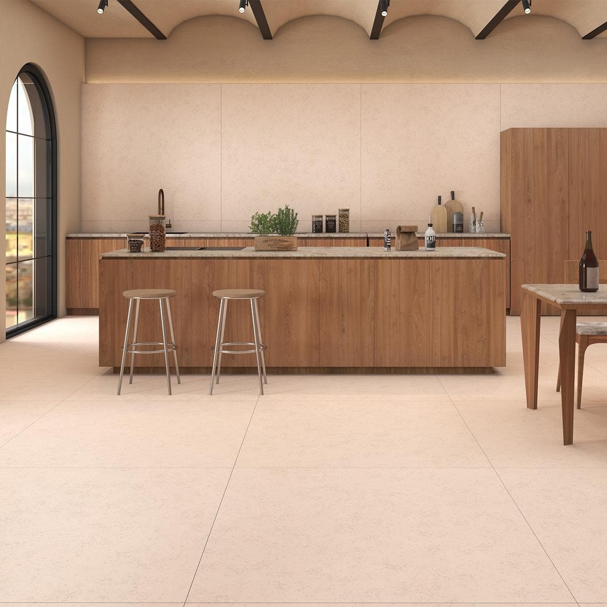 Portugal Porcelain Slabs Matt Beige 120X120 cm