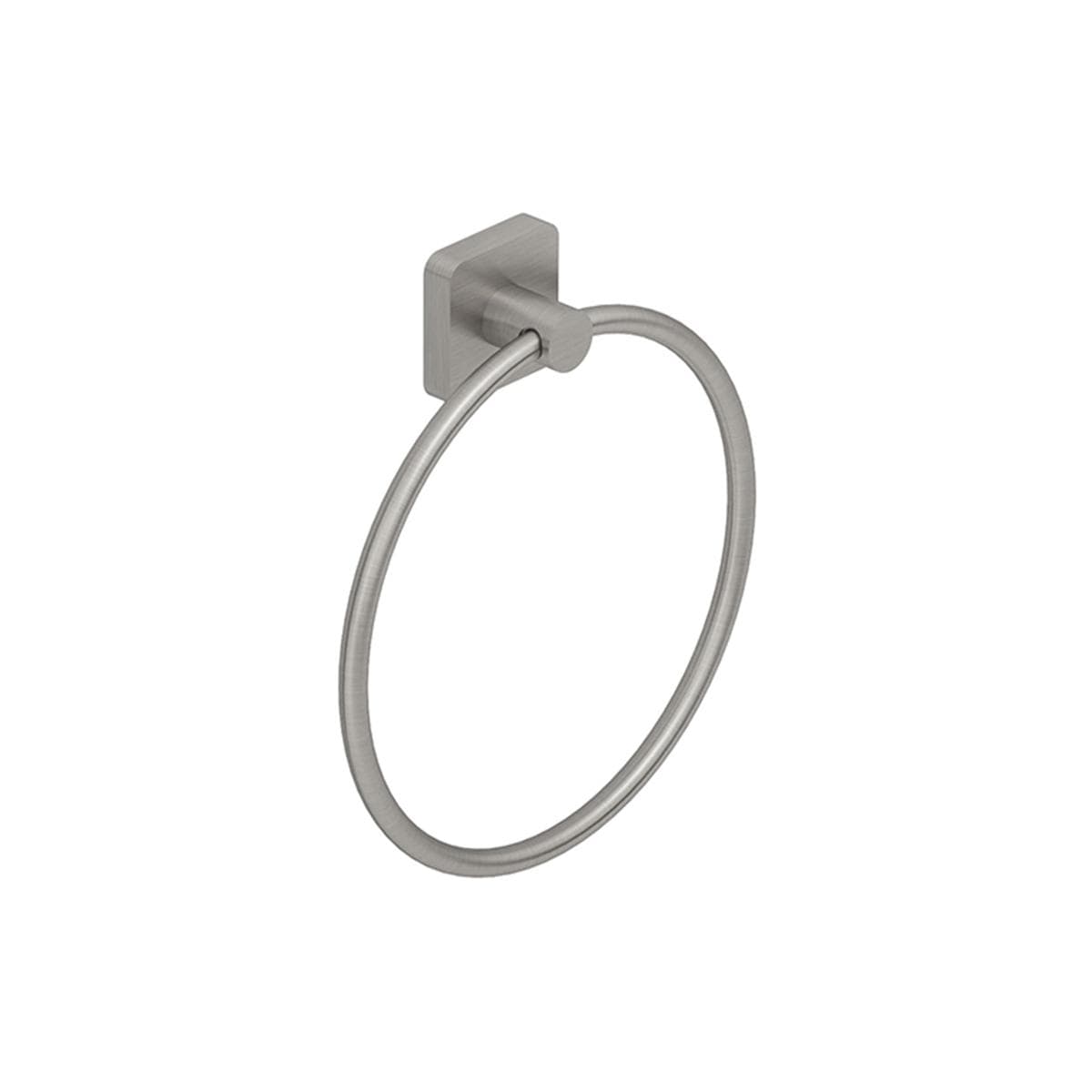 Kludi-Vela S Towel Ring Brushed Nickel