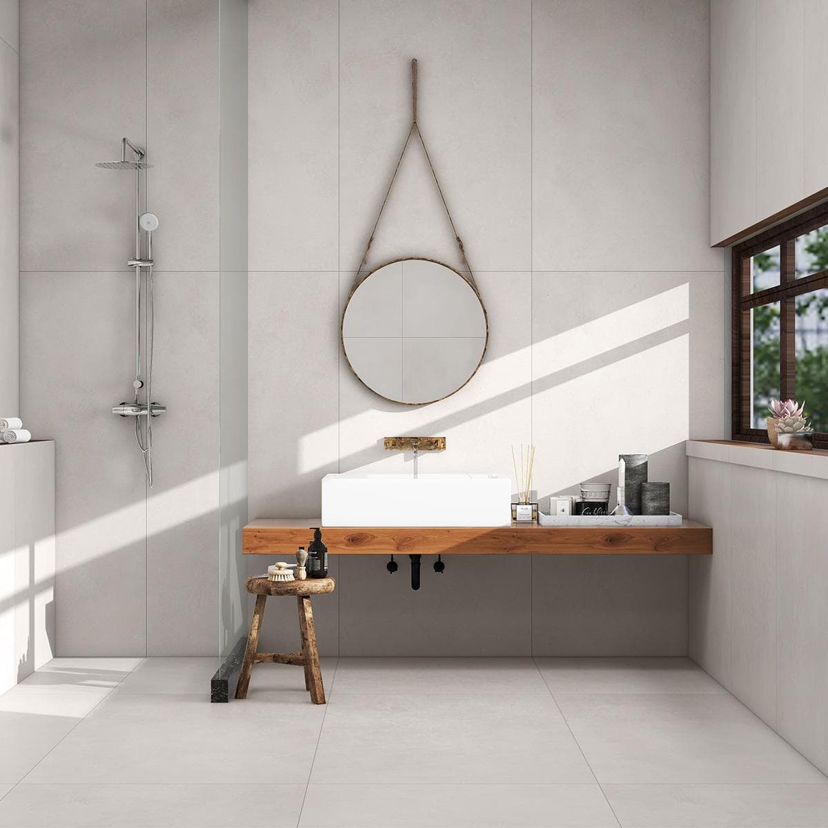 Plain Porcelain Slab Matt Beige 80X160 cm