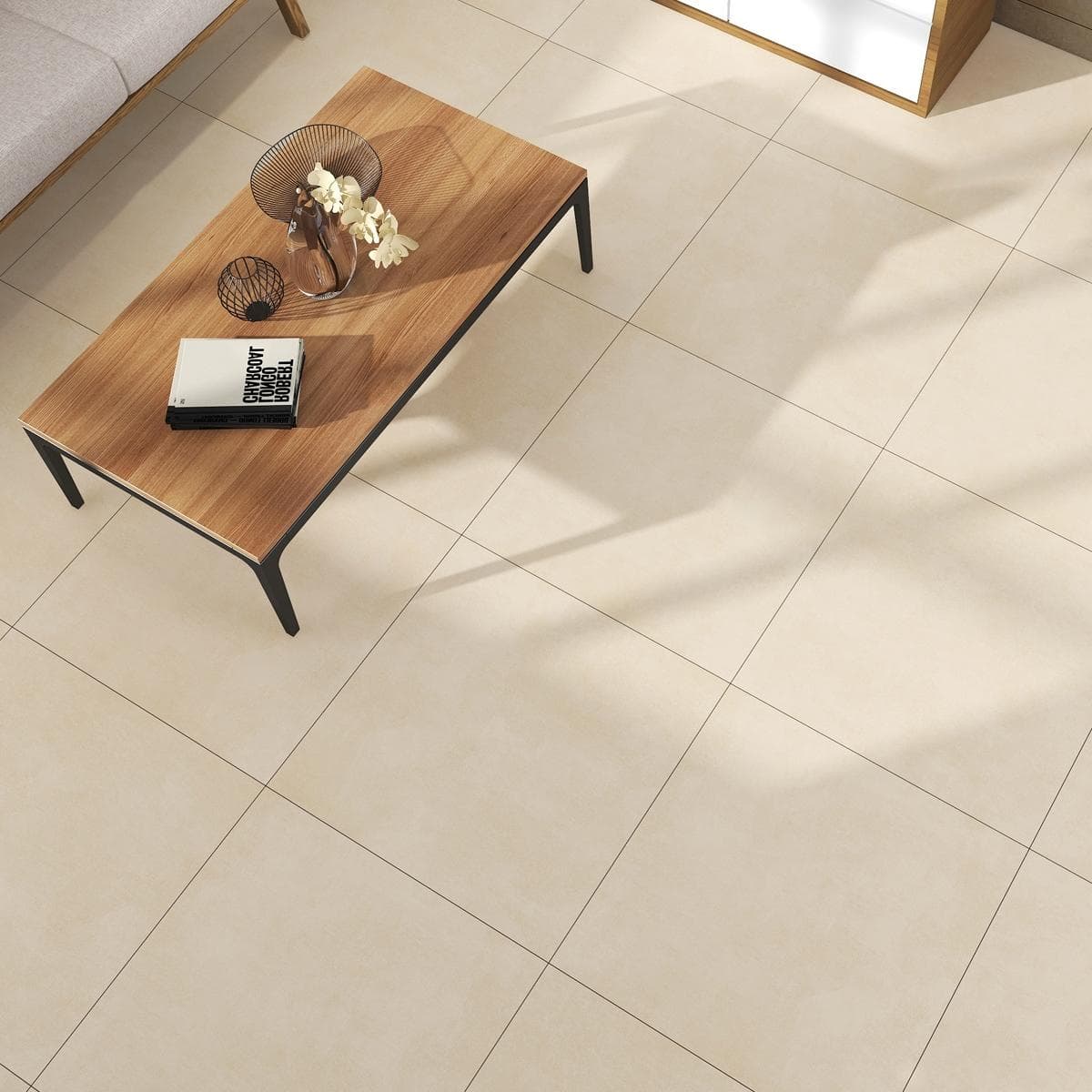 Voss Ceramic Floor Tile Matt Beige 60X60 cm