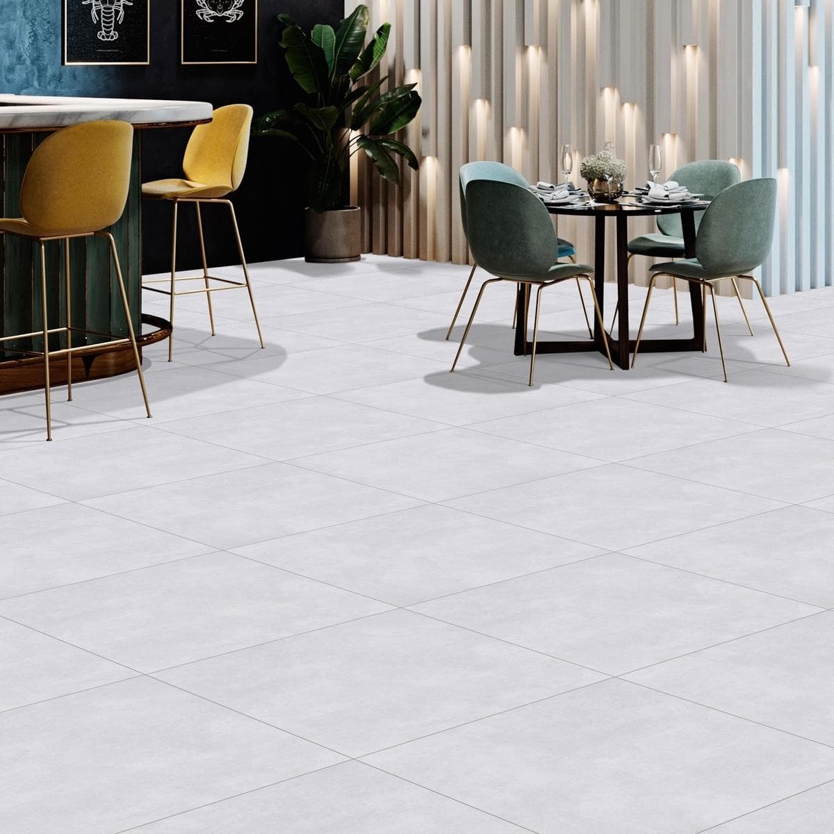 Camry Ceramic Floor Tile Matt Grey 60X60 cm