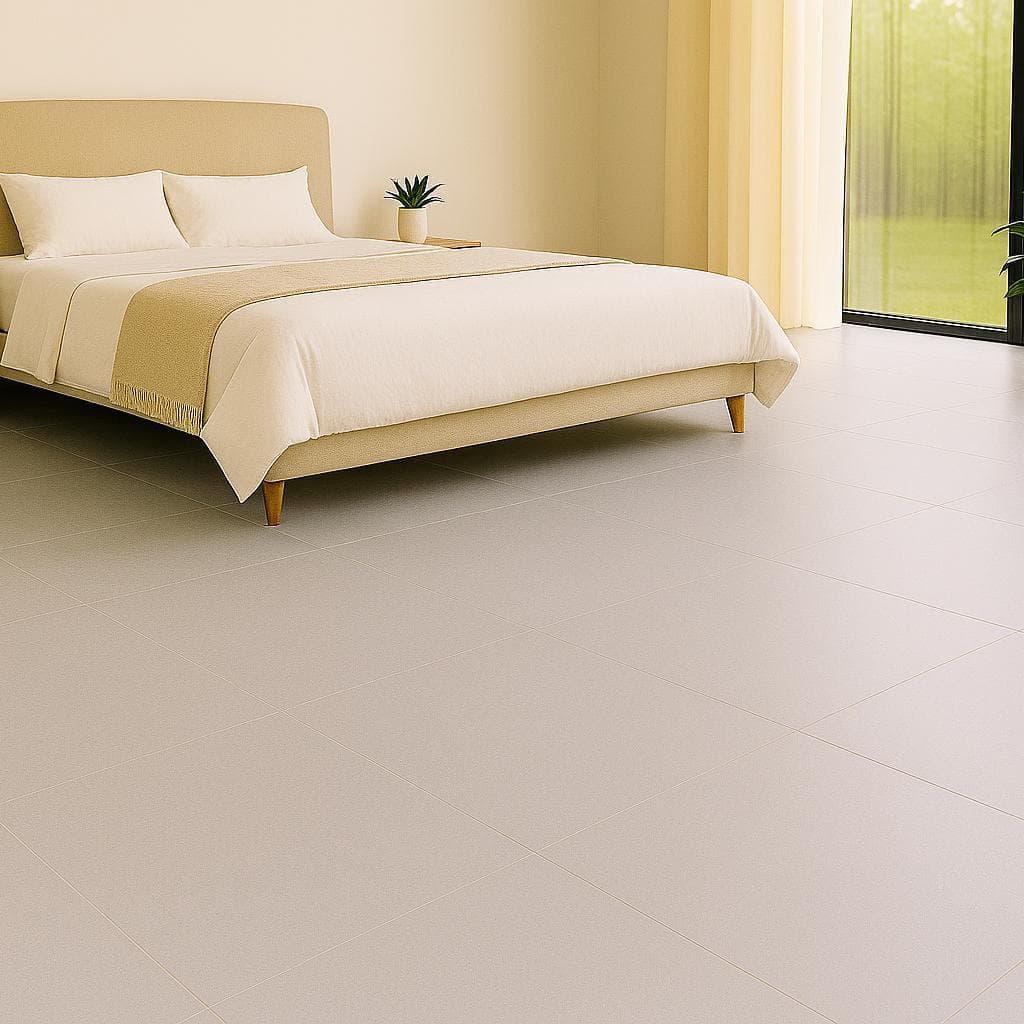 Berna Porcelain Floor Tile Matt Light Grey 60X120 cm