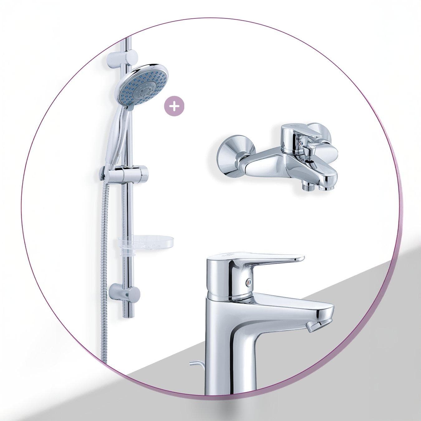 Promo + Bath Mixer + Shower Set