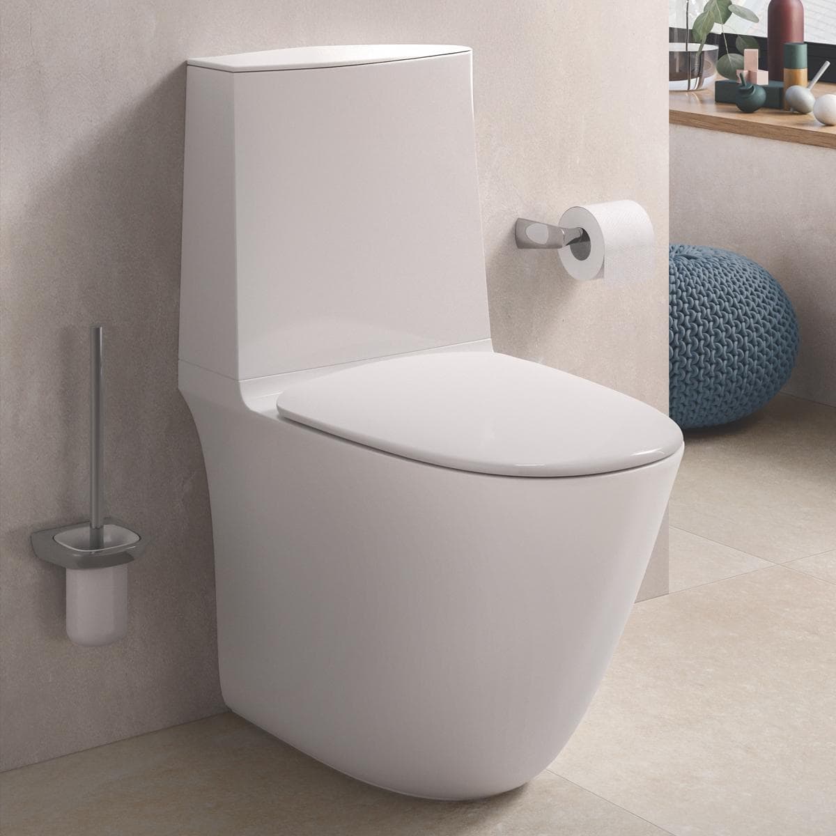 Sensation 2Pcs WC White + Sensor Flush + Soft Close