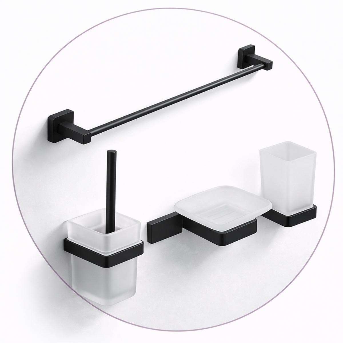 طقم إكسسوارات حمّام كلارك 4 قطع