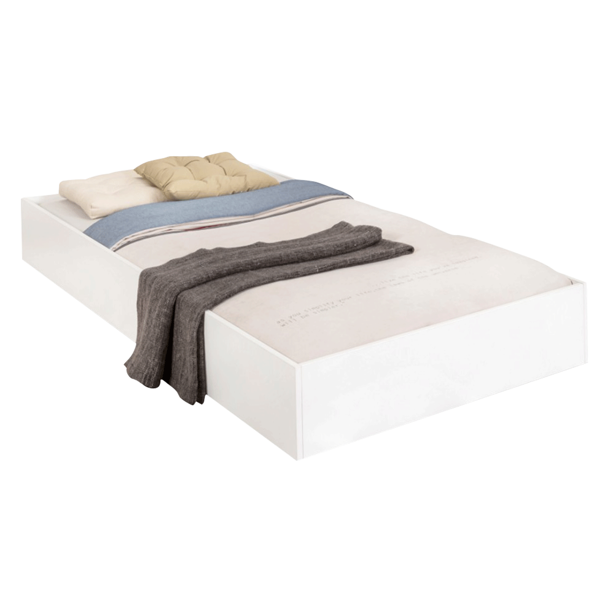 Cilek White Kids Pull Out Bed 93 x 194 cm