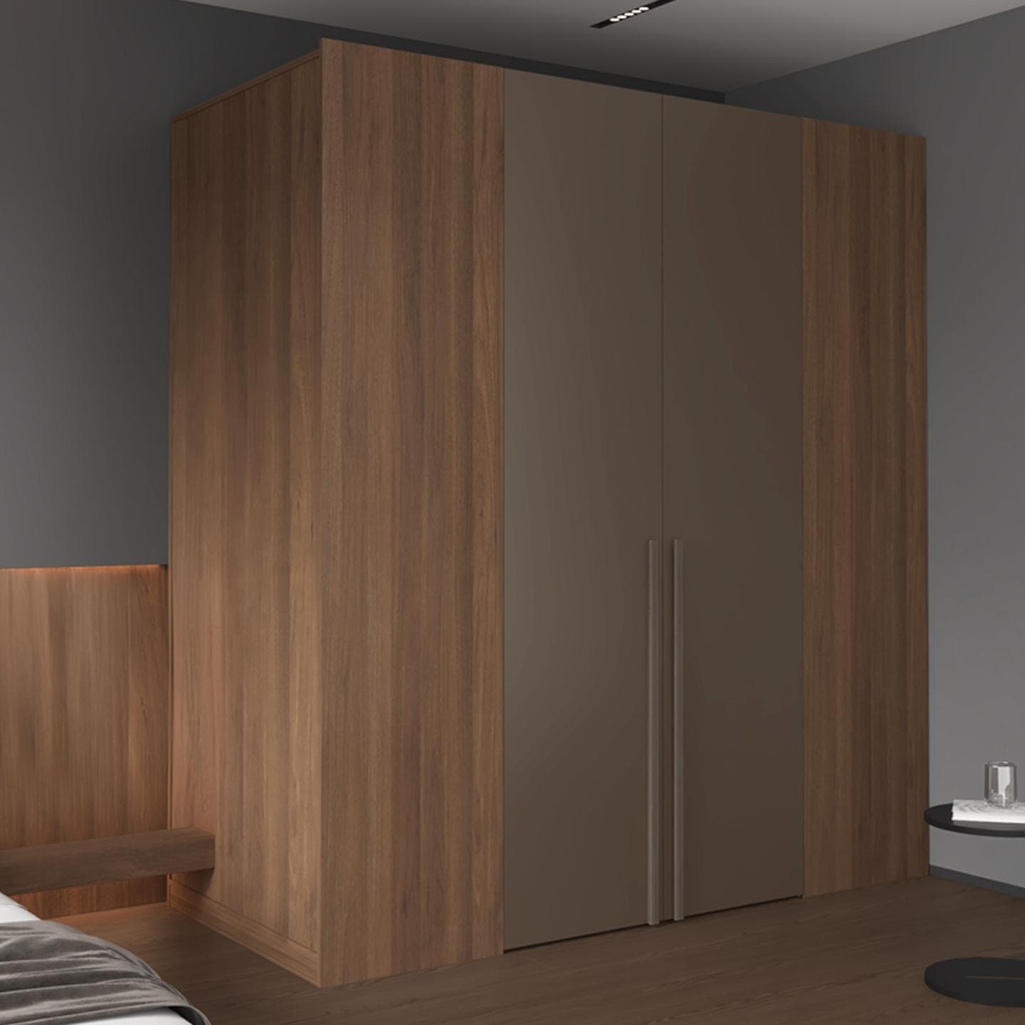 Addison Walk-In Wardrobe Coffee Oak