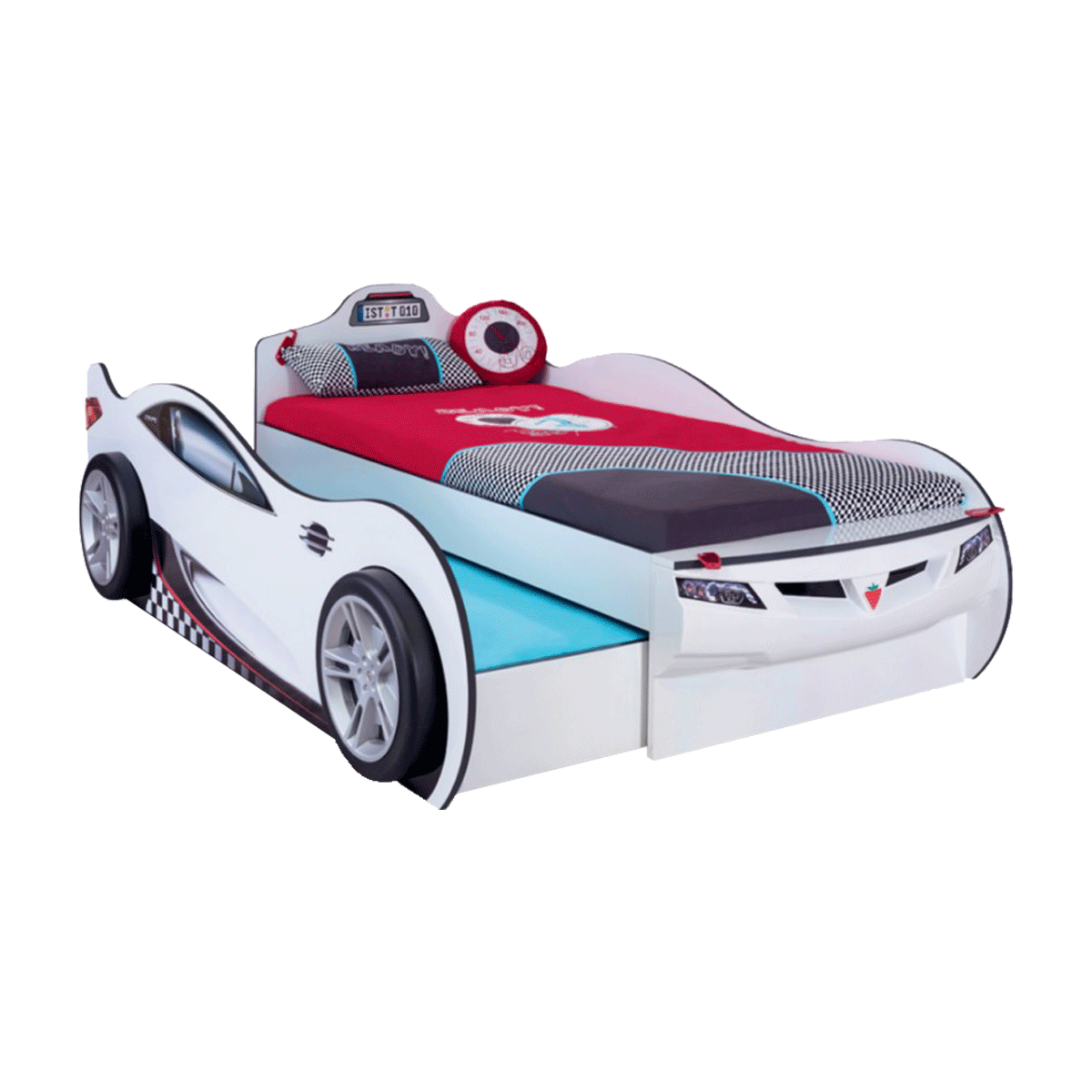 Cilek Coupe 90X190 Kids Pullout Bed White