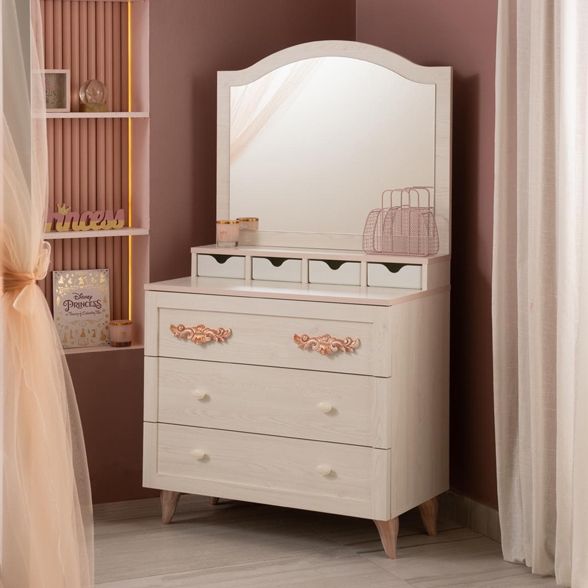 New Ariena Kids Chest of Drawers with Mirror