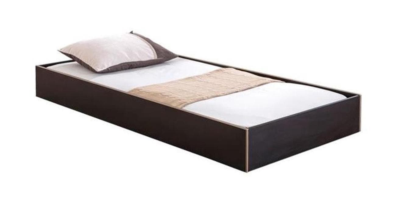 Black 90X190 Kids Pull Out Bed
